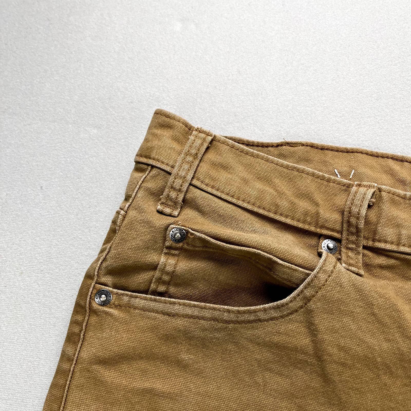 Dickies Dickies Carpenter Pants Mens 40x30 Tan Canvas Utility Work Size US 40 / EU 56 - 6 Thumbnail