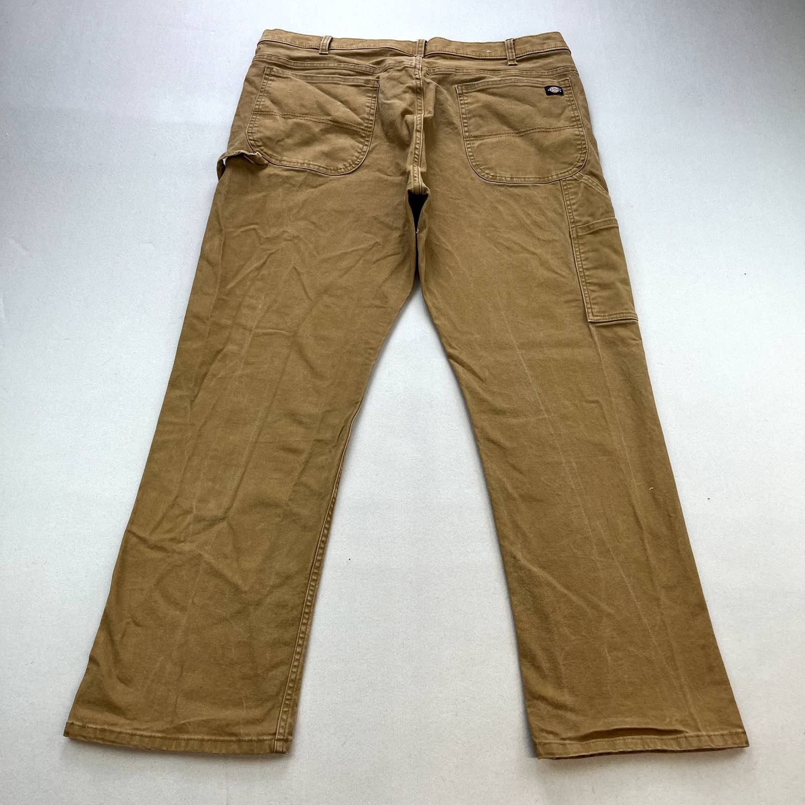 Dickies Dickies Carpenter Pants Mens 40x30 Tan Canvas Utility Work Size US 40 / EU 56 - 1 Thumbnail