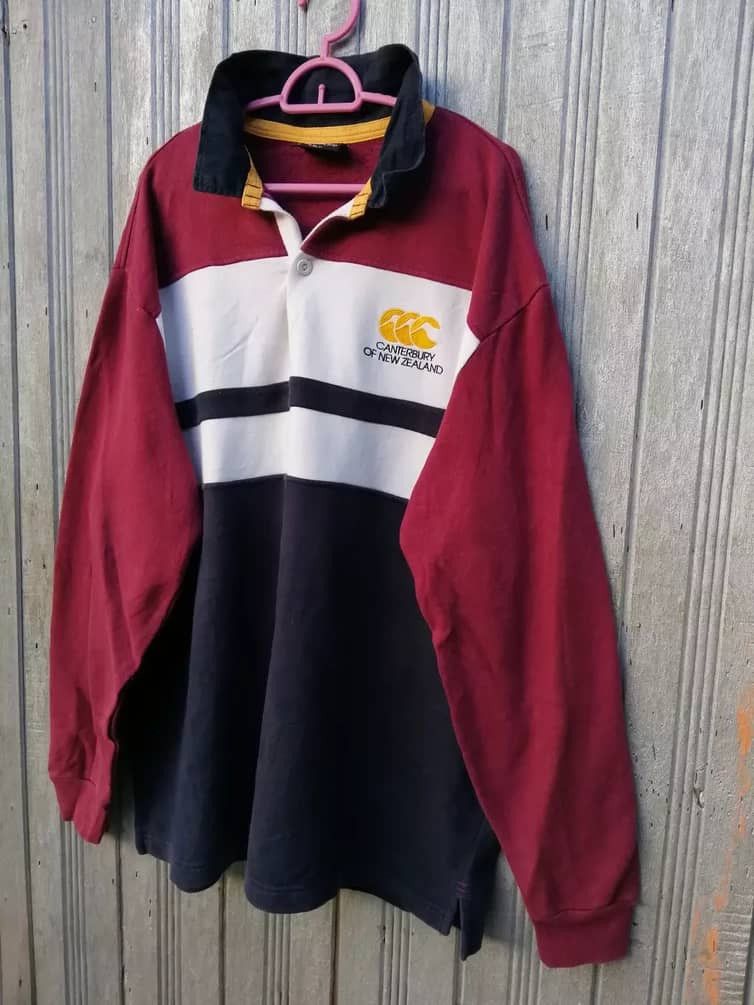 Canterbury of New Zealand VINTAGE CANTERBURY Rugby Shirt Size US XL / EU 56 / 4 - 3 Thumbnail