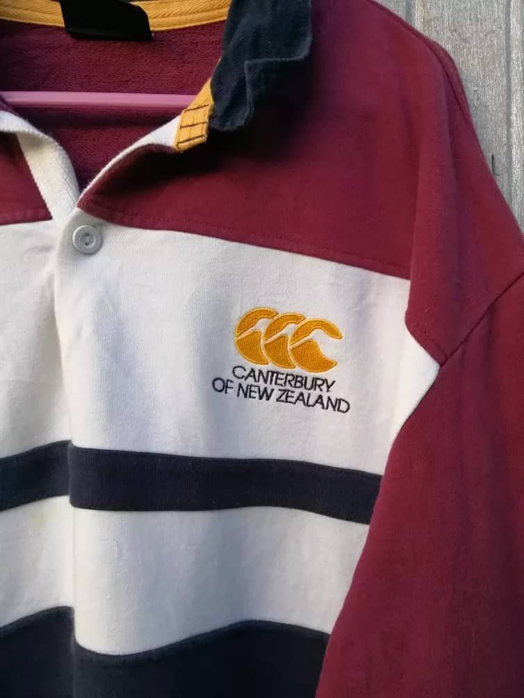 Canterbury of New Zealand VINTAGE CANTERBURY Rugby Shirt Size US XL / EU 56 / 4 - 7 Thumbnail