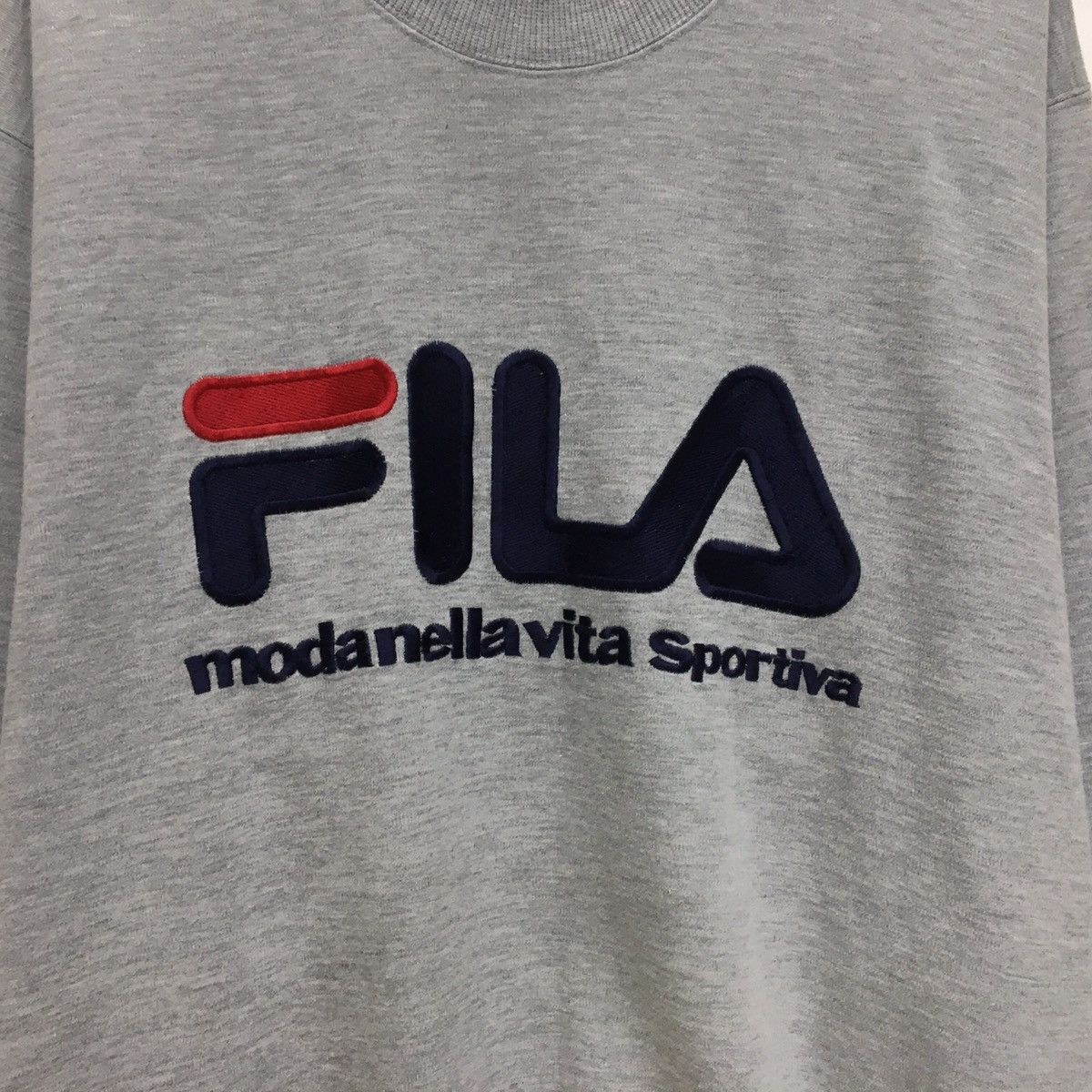 Fila Vintage 90s FILA Sweatshirt Embroidered Big Logo Size US L / EU 52-54 / 3 - 6 Thumbnail