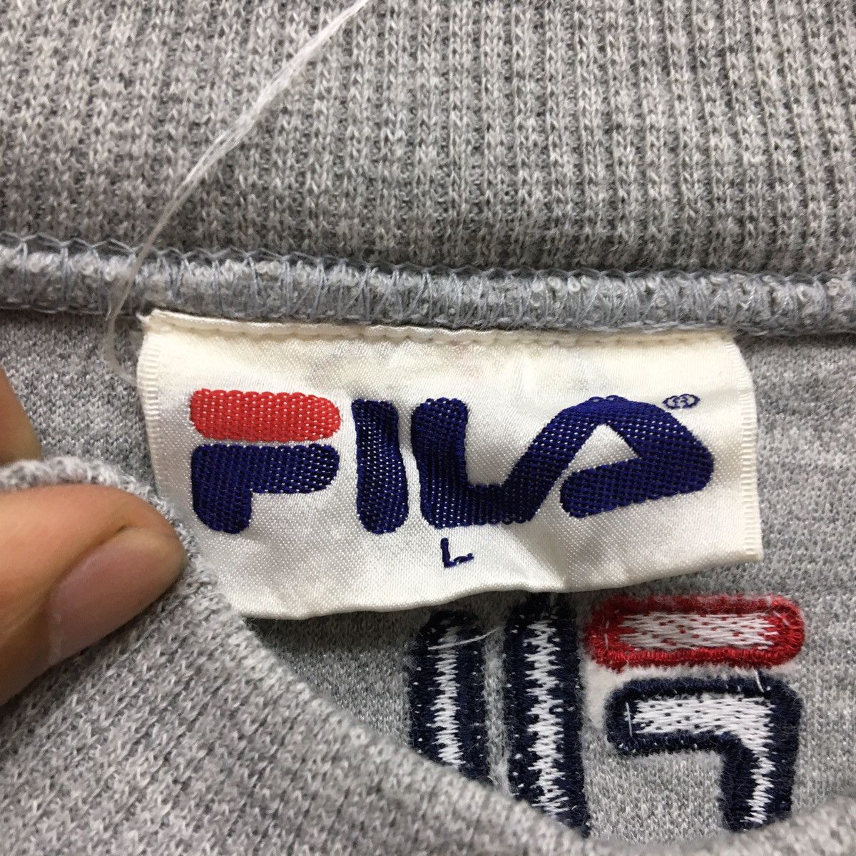 Fila Vintage 90s FILA Sweatshirt Embroidered Big Logo Size US L / EU 52-54 / 3 - 8 Thumbnail