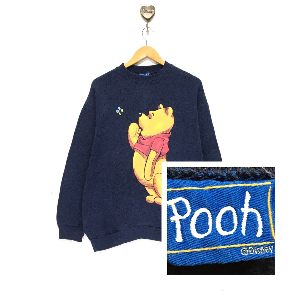 Cartoon Network Vintage 90s Pooh Disney Crewneck Sweatshirt Big Logo Size US M / EU 48-50 / 2 - 2 Thumbnail