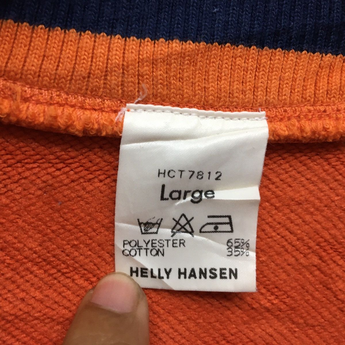 Helly Hansen Vintage 90s Helly Hansen Half Zip Sweatshirt Size US L / EU 52-54 / 3 - 9 Thumbnail