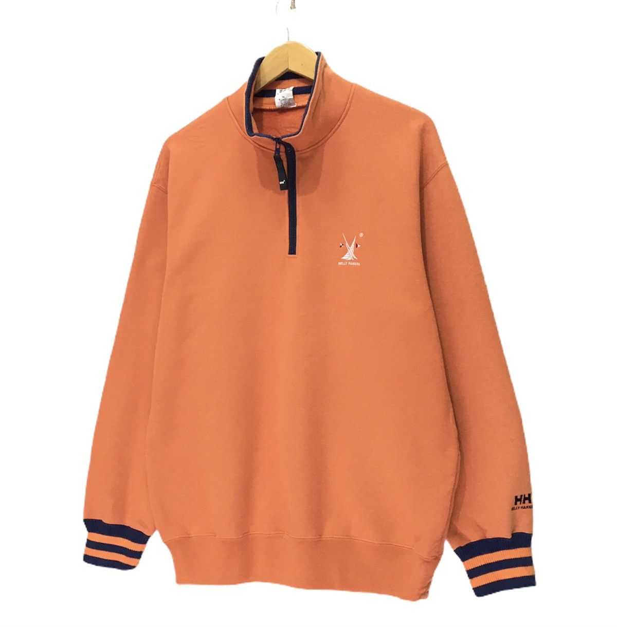 Helly Hansen Vintage 90s Helly Hansen Half Zip Sweatshirt Size US L / EU 52-54 / 3 - 3 Thumbnail