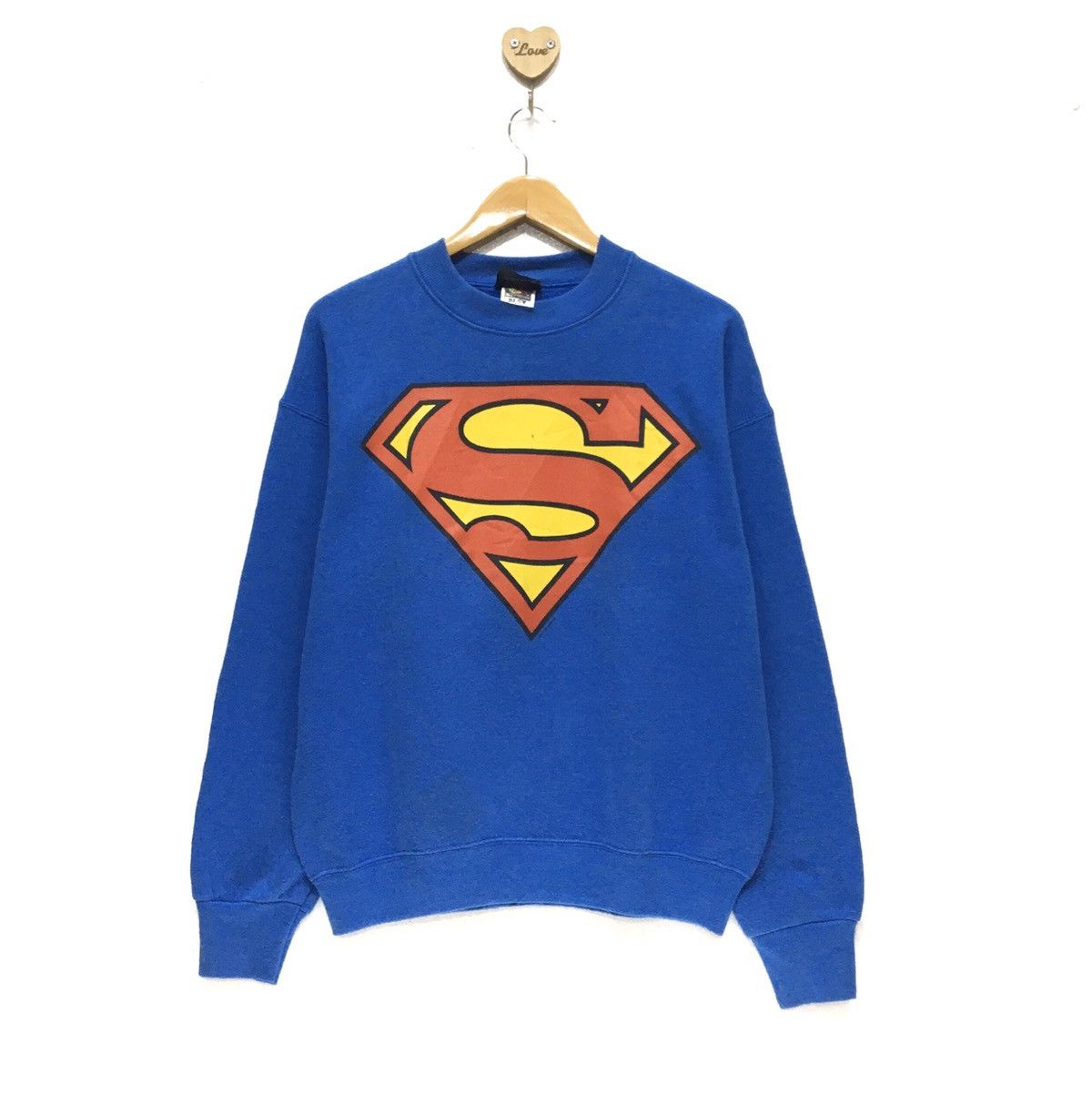 DC Comics Vintage 90s Superman CrewNeck LongSleeve Sweashirt Size US S / EU 44-46 / 1 - 1 Thumbnail
