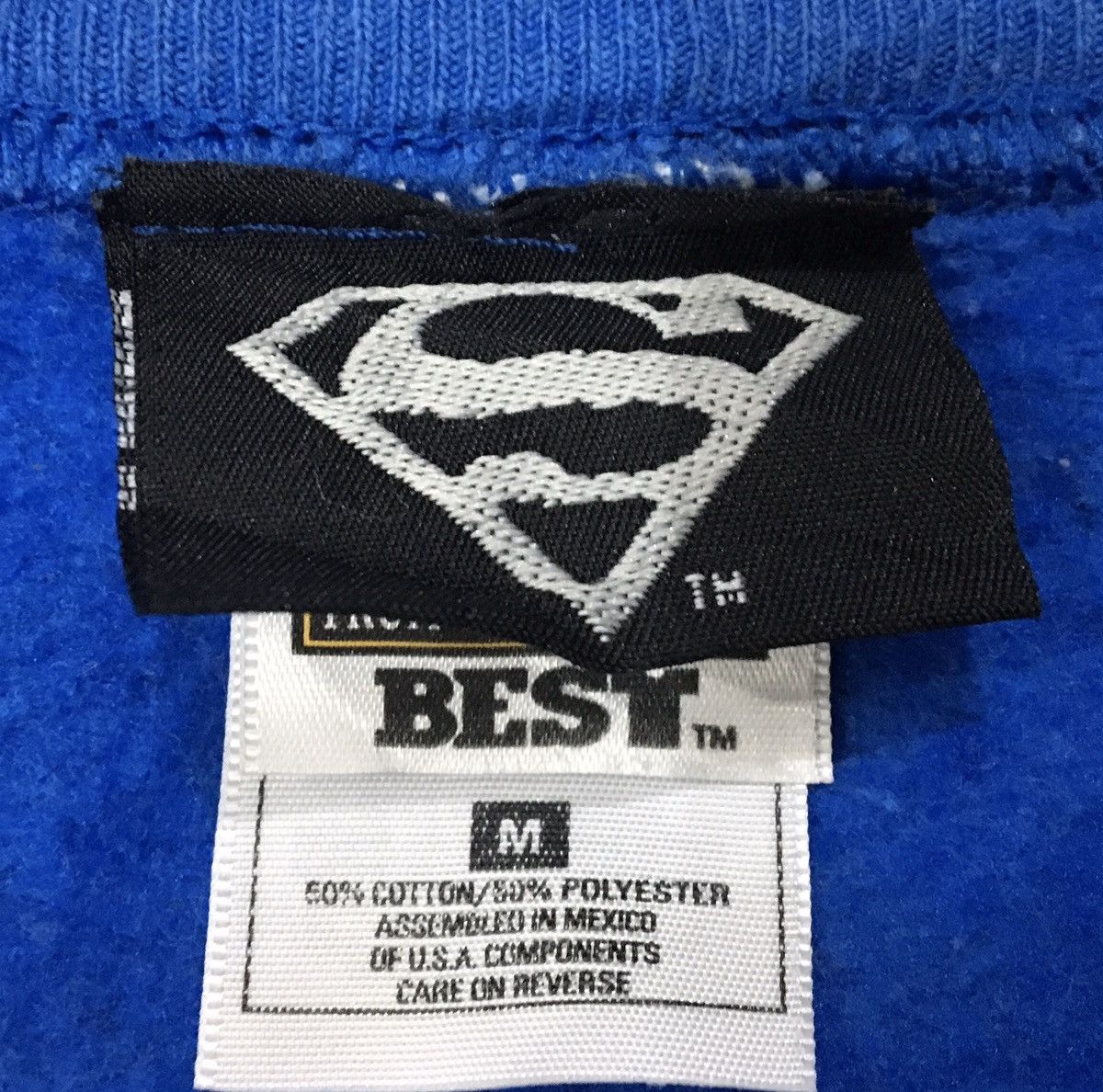 DC Comics Vintage 90s Superman CrewNeck LongSleeve Sweashirt Size US S / EU 44-46 / 1 - 6 Thumbnail