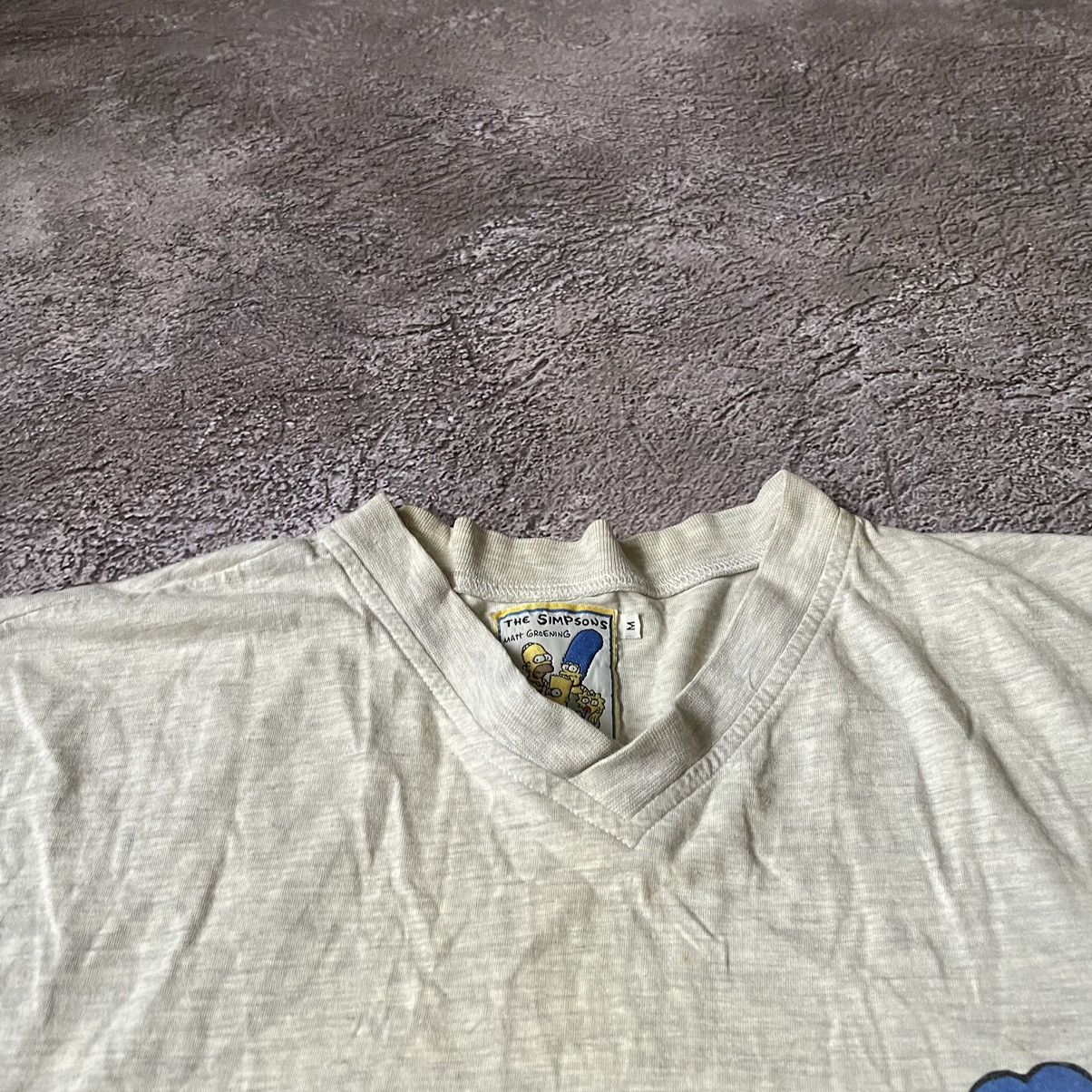 Vintage Vintage Y2K Simpsons Graphic Tee Sun Faded Cartoon Streetwea Size US XL / EU 56 / 4 - 7 Thumbnail