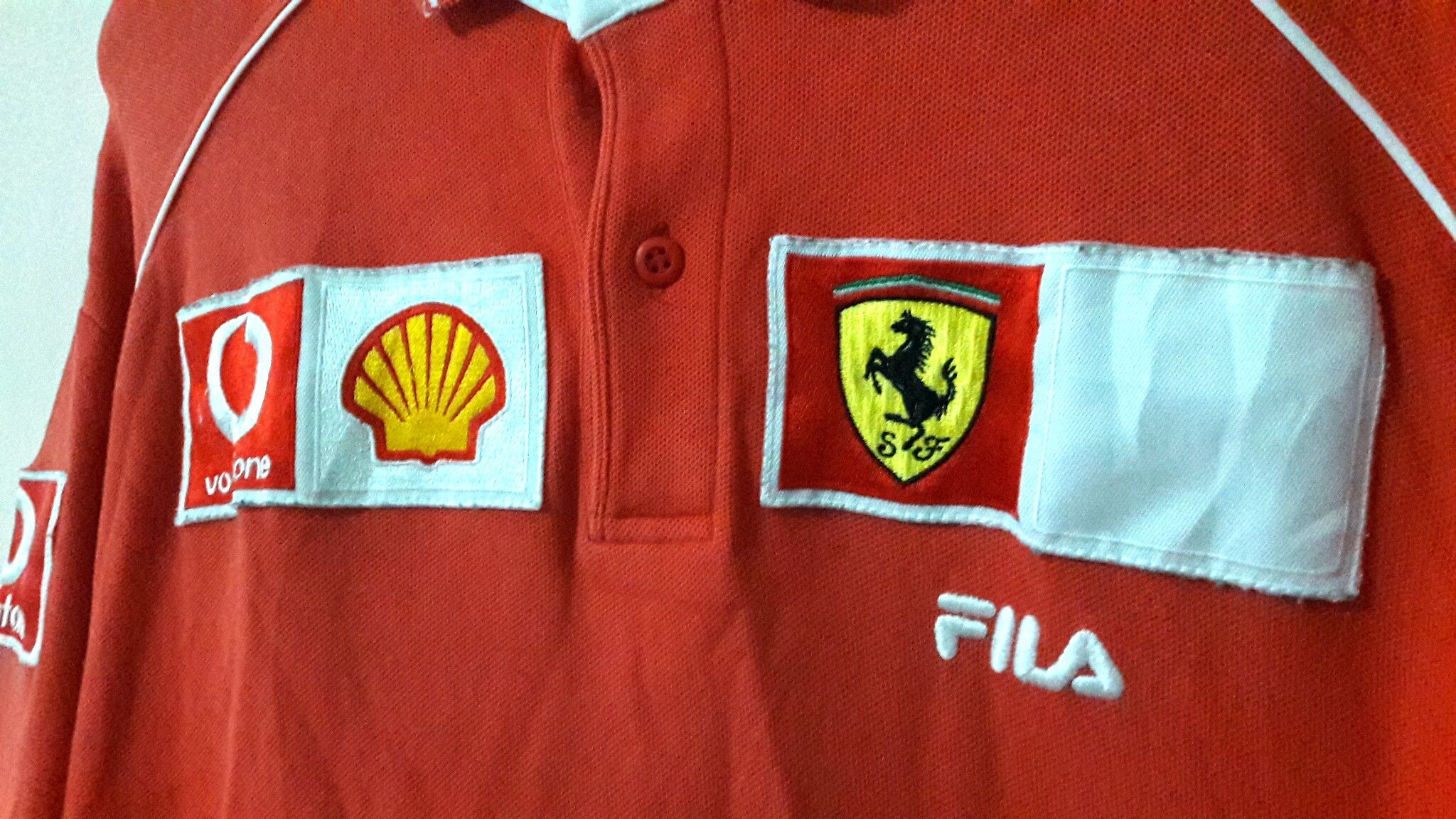 Ferrari vintage Fila X Ferrari X Shell X Vodafone F1 G1 racing Size US L / EU 52-54 / 3 - 5 Thumbnail