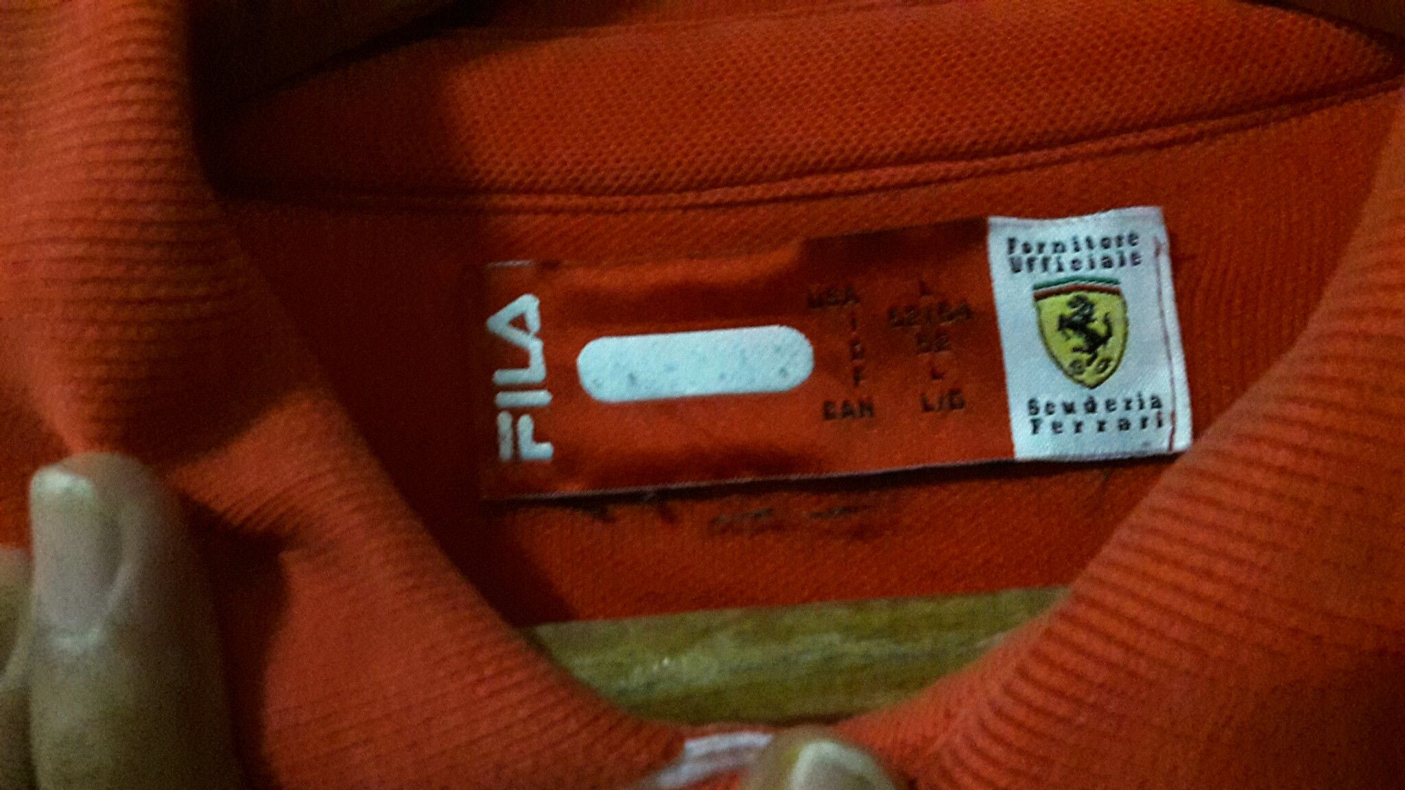 Ferrari vintage Fila X Ferrari X Shell X Vodafone F1 G1 racing Size US L / EU 52-54 / 3 - 3 Thumbnail