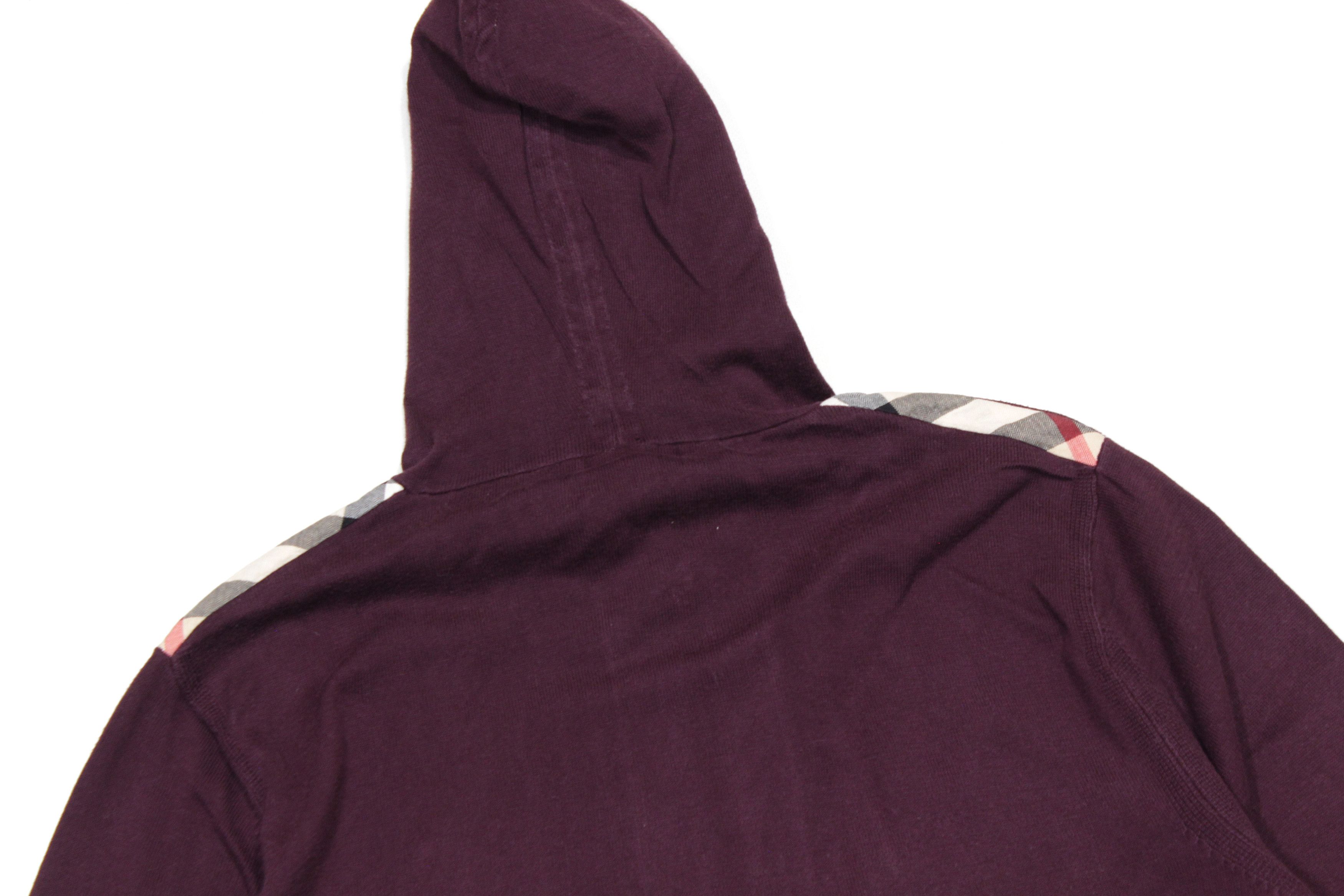 Burberry Brit Nova Check Details Hoodie Size US XL / EU 56 / 4 - 4 Thumbnail
