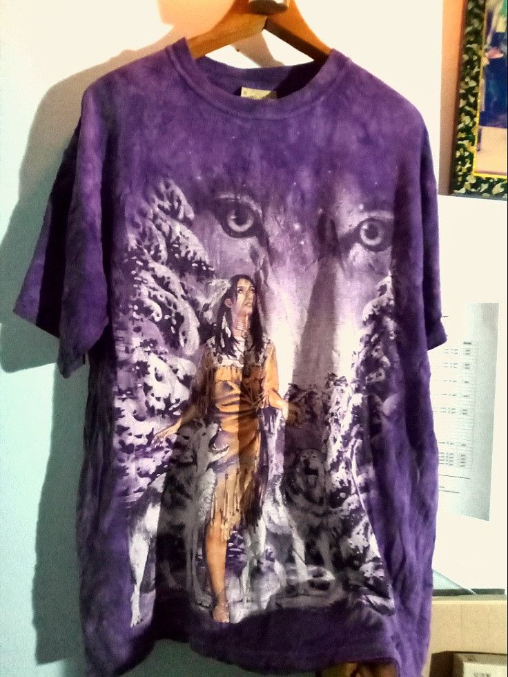 The Mountain vintage The Mountain Nature Designed Tye Dye 2003 Size US L / EU 52-54 / 3 - 1 Thumbnail