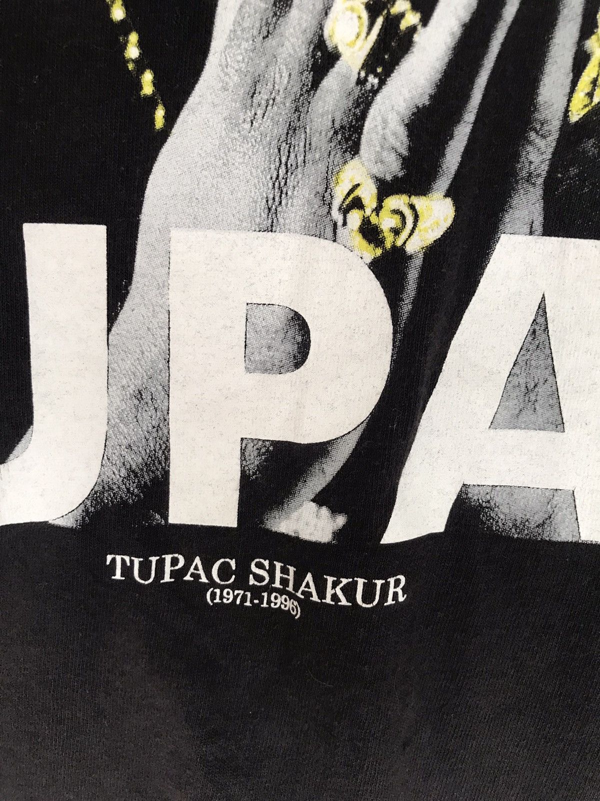 Band Tees Tupac Tribute Overprint Tshirt faded black Size US S / EU 44-46 / 1 - 4 Thumbnail