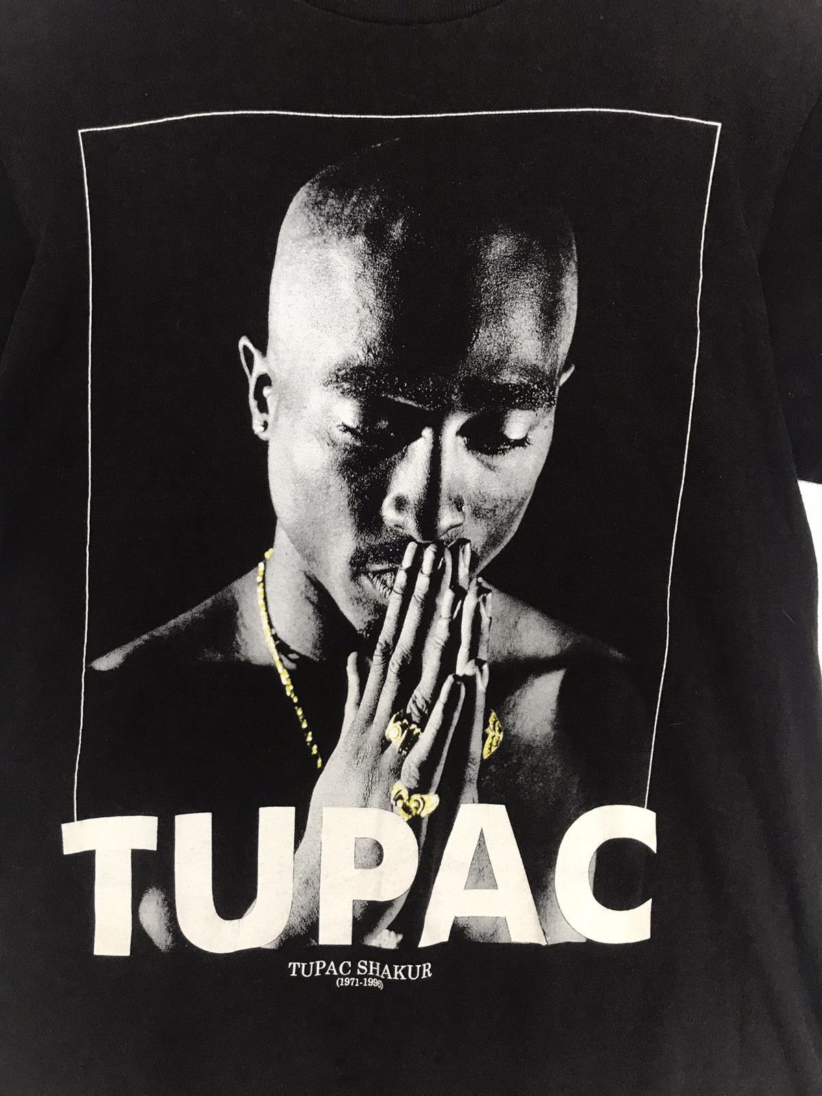 Band Tees Tupac Tribute Overprint Tshirt faded black Size US S / EU 44-46 / 1 - 3 Thumbnail
