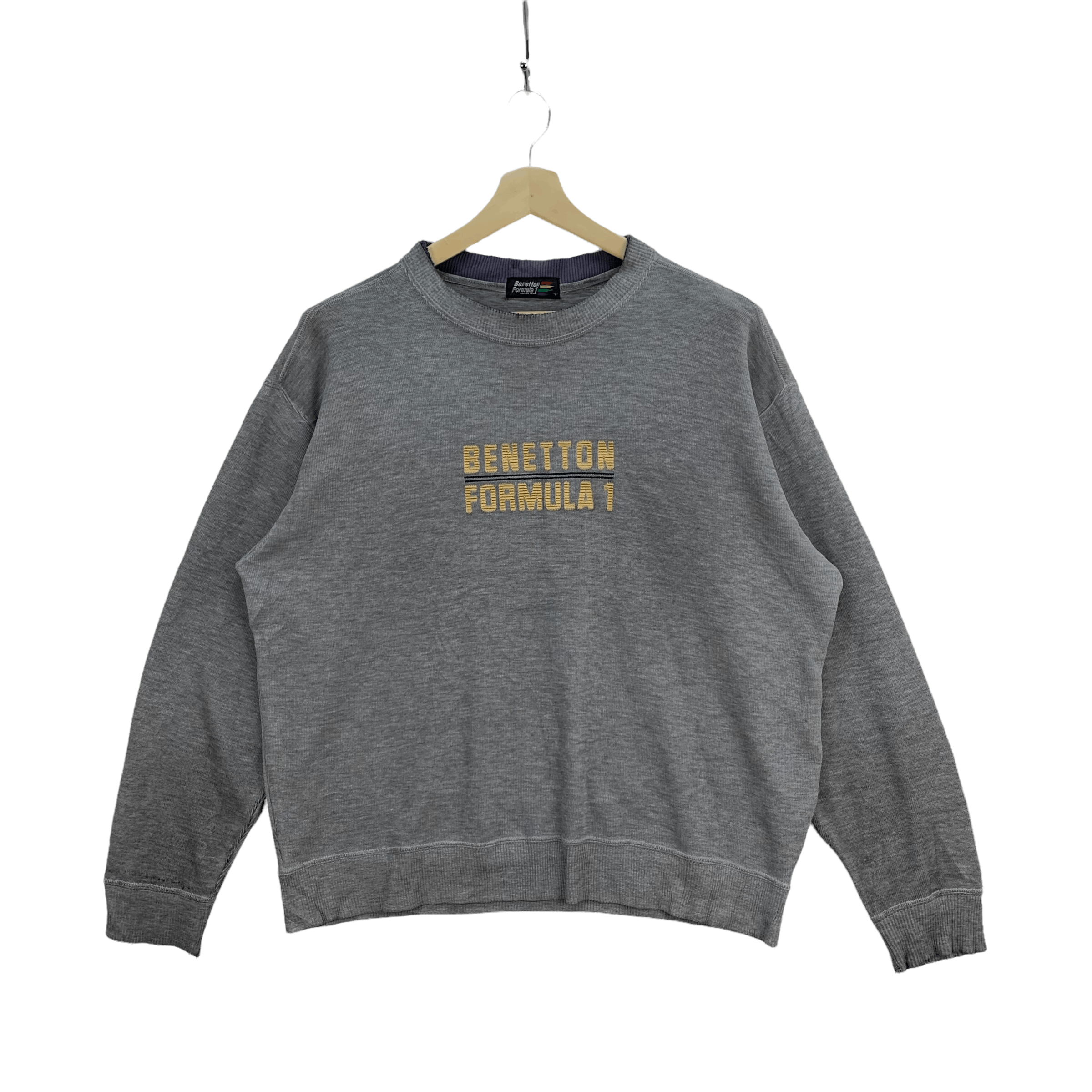 Benetton Benetton Formula 1 Embroidery Logo Sweatshirts #3832-133 Size US L / EU 52-54 / 3 - 1 Thumbnail