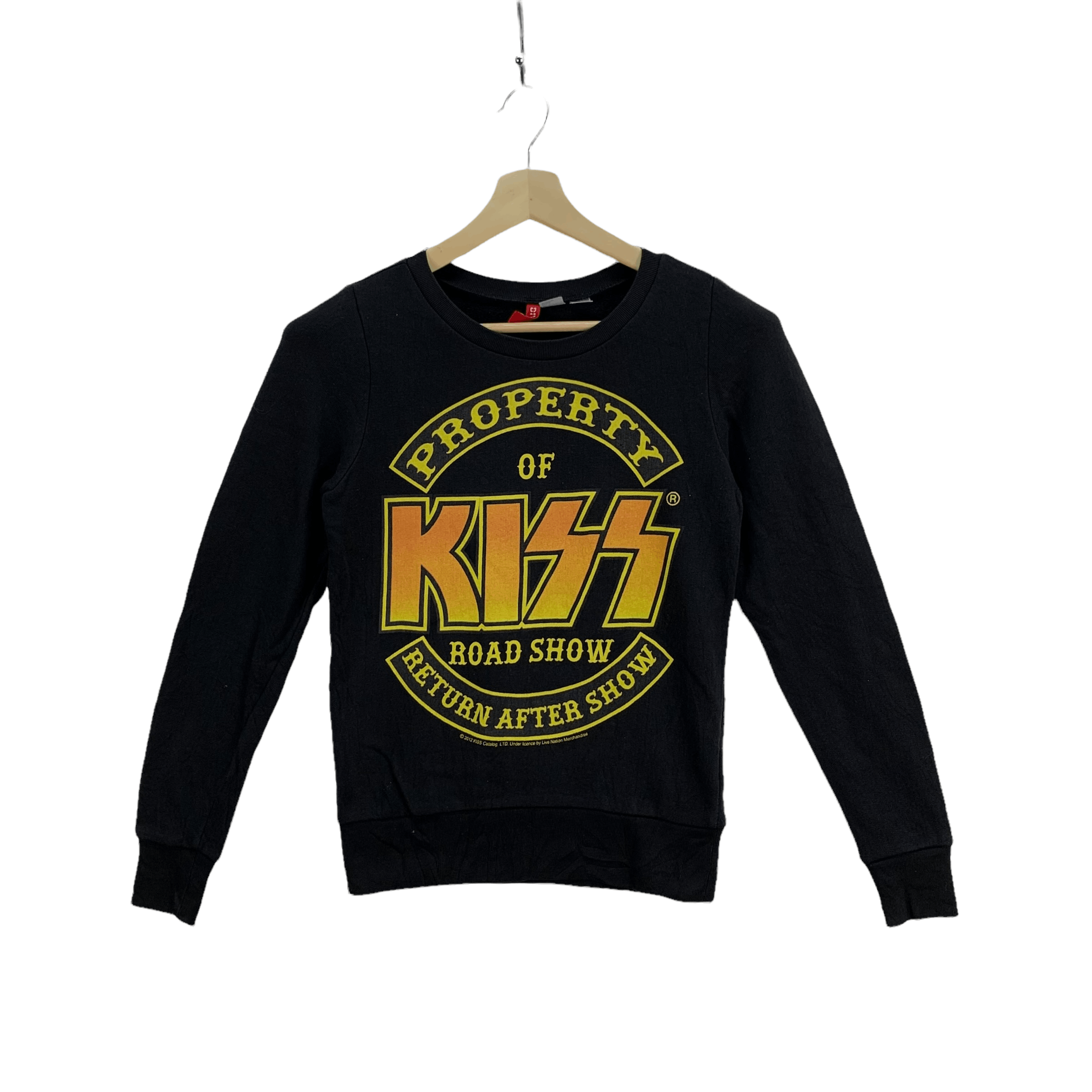 Band Tees Kiss Printed Logo Women Sweatshirts #3831-133 Size S / US 4 / IT 40 - 1 Thumbnail