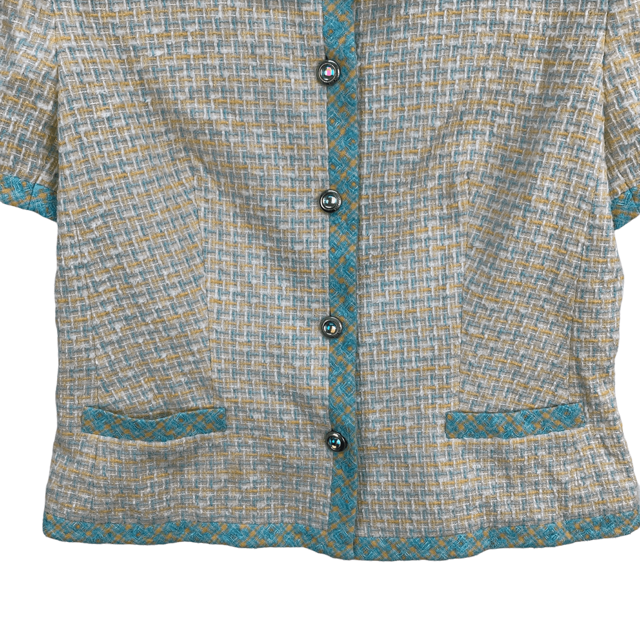 Escada Escada Margaretha Ley Tweed Jacket #3830-133 Size S / US 4 / IT 40 - 3 Thumbnail