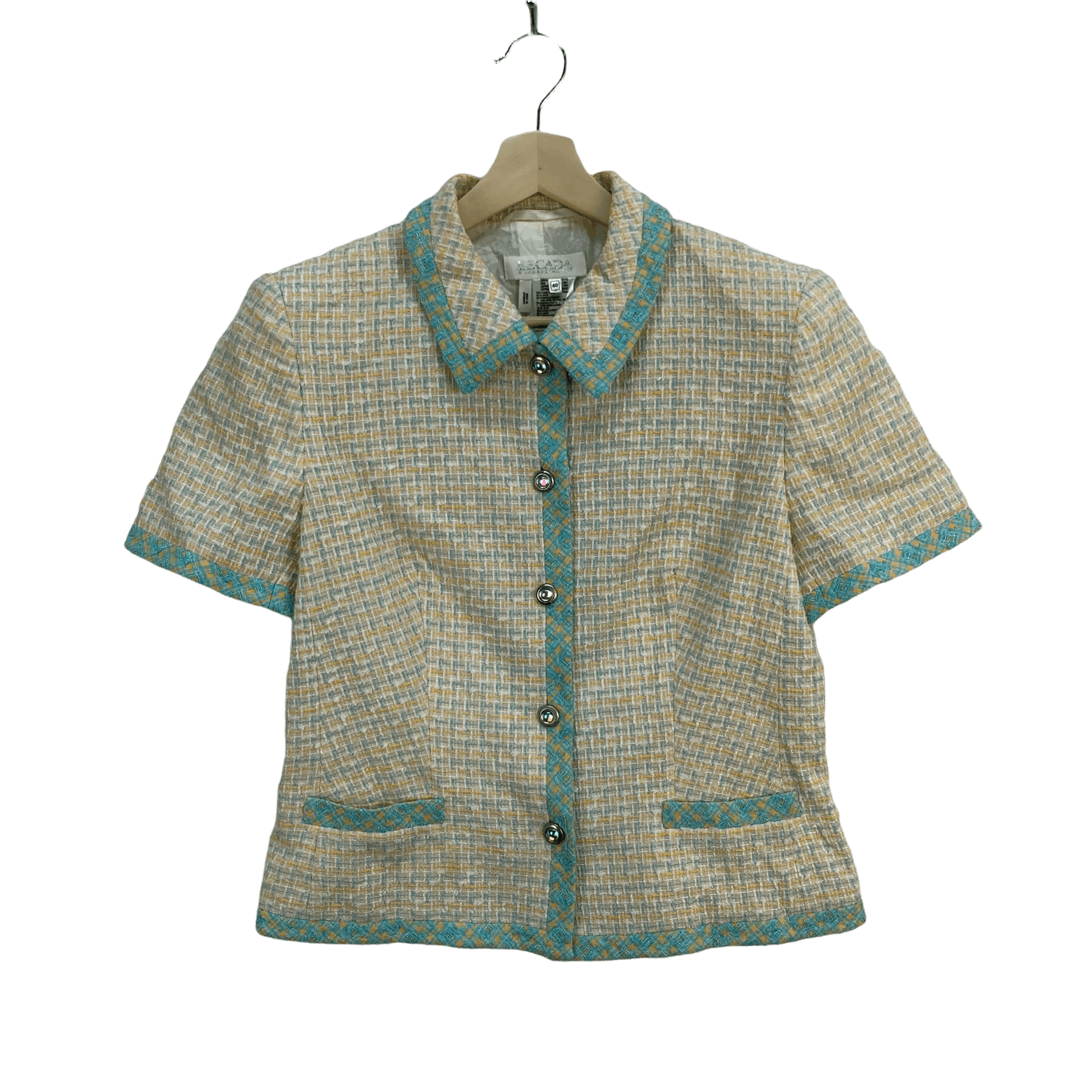 Escada Escada Margaretha Ley Tweed Jacket #3830-133 Size S / US 4 / IT 40 - 1 Thumbnail