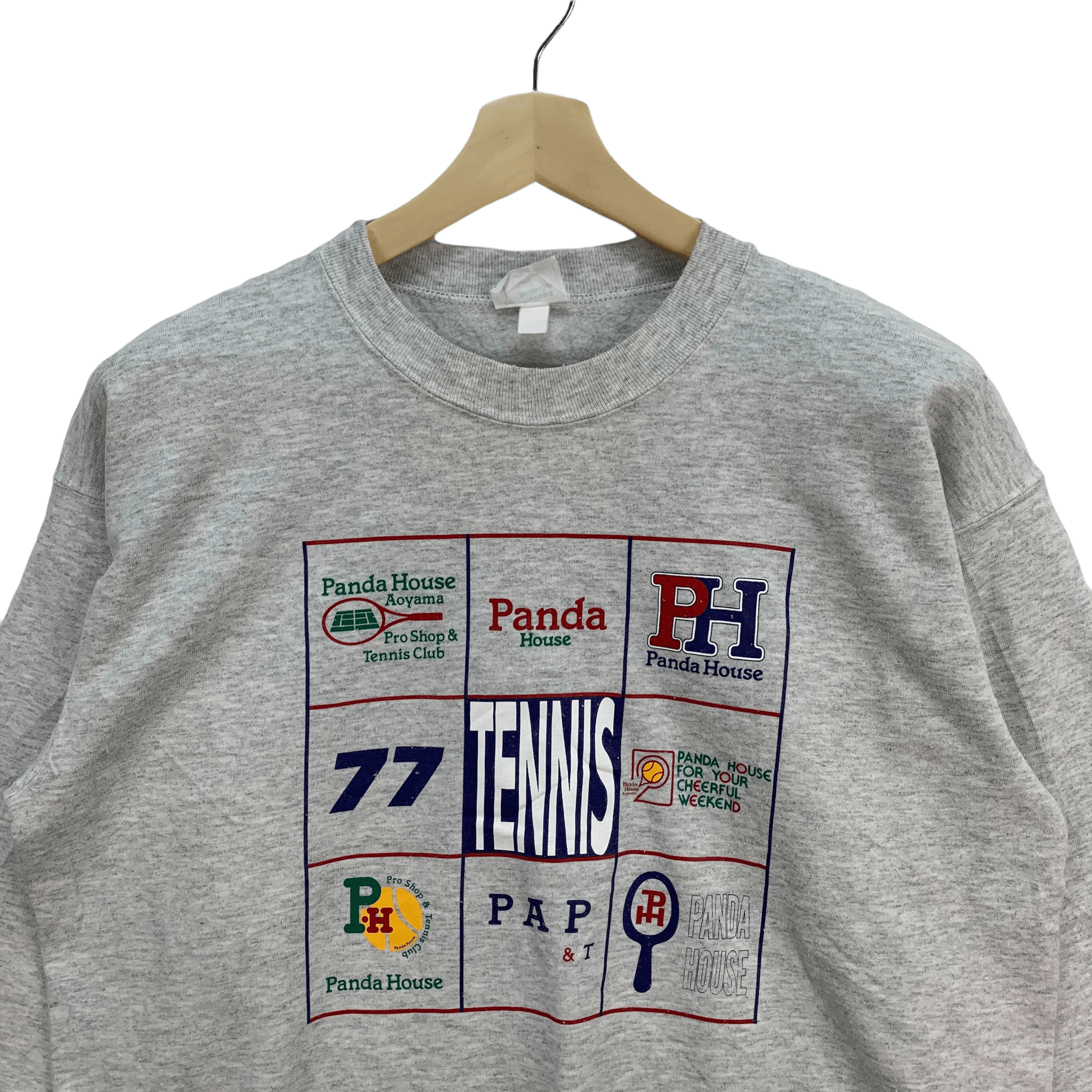 Vintage Panda House Pro Shop & Tennis Club Sweatshirts #3825-133 Size US L / EU 52-54 / 3 - 2 Thumbnail