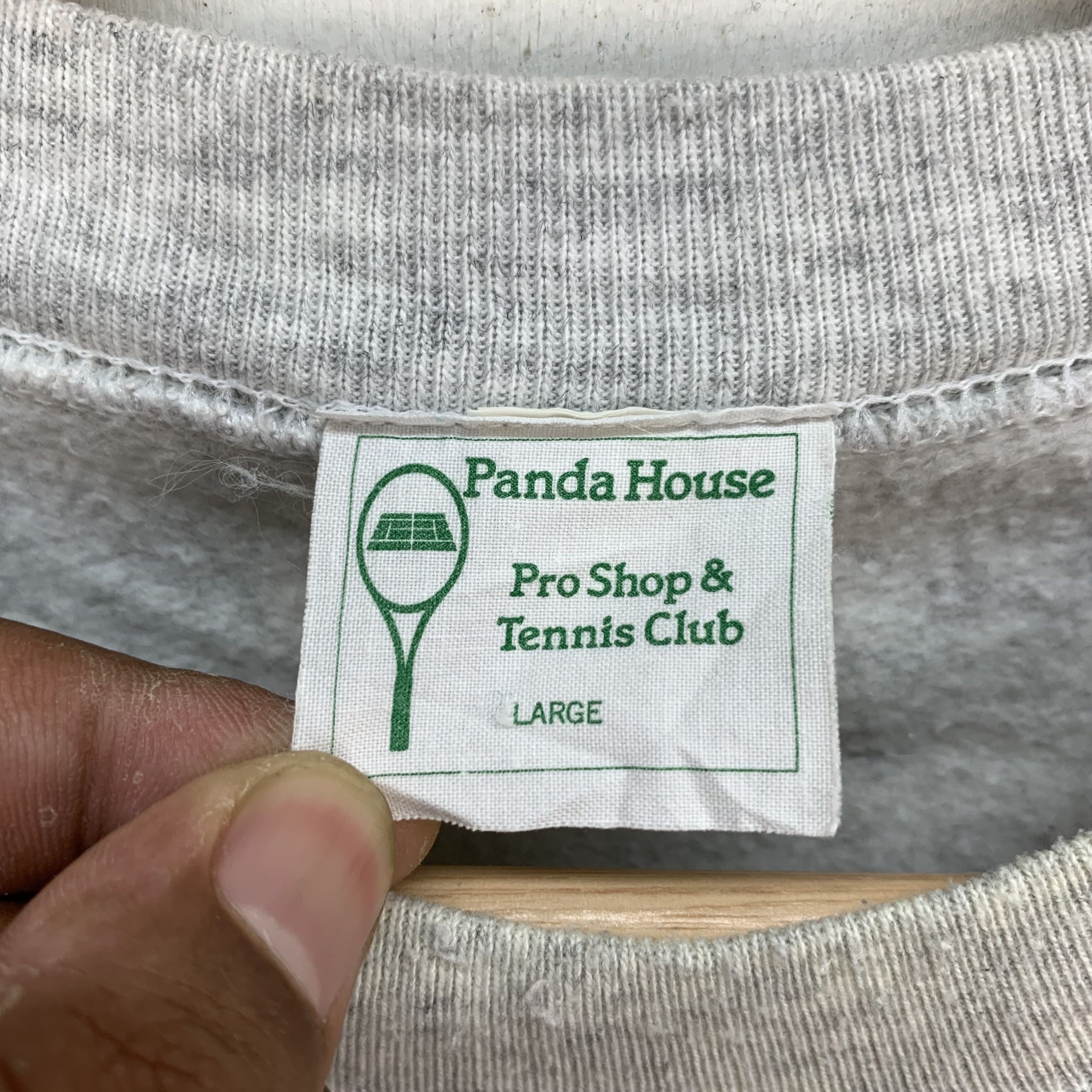 Vintage Panda House Pro Shop & Tennis Club Sweatshirts #3825-133 Size US L / EU 52-54 / 3 - 5 Thumbnail