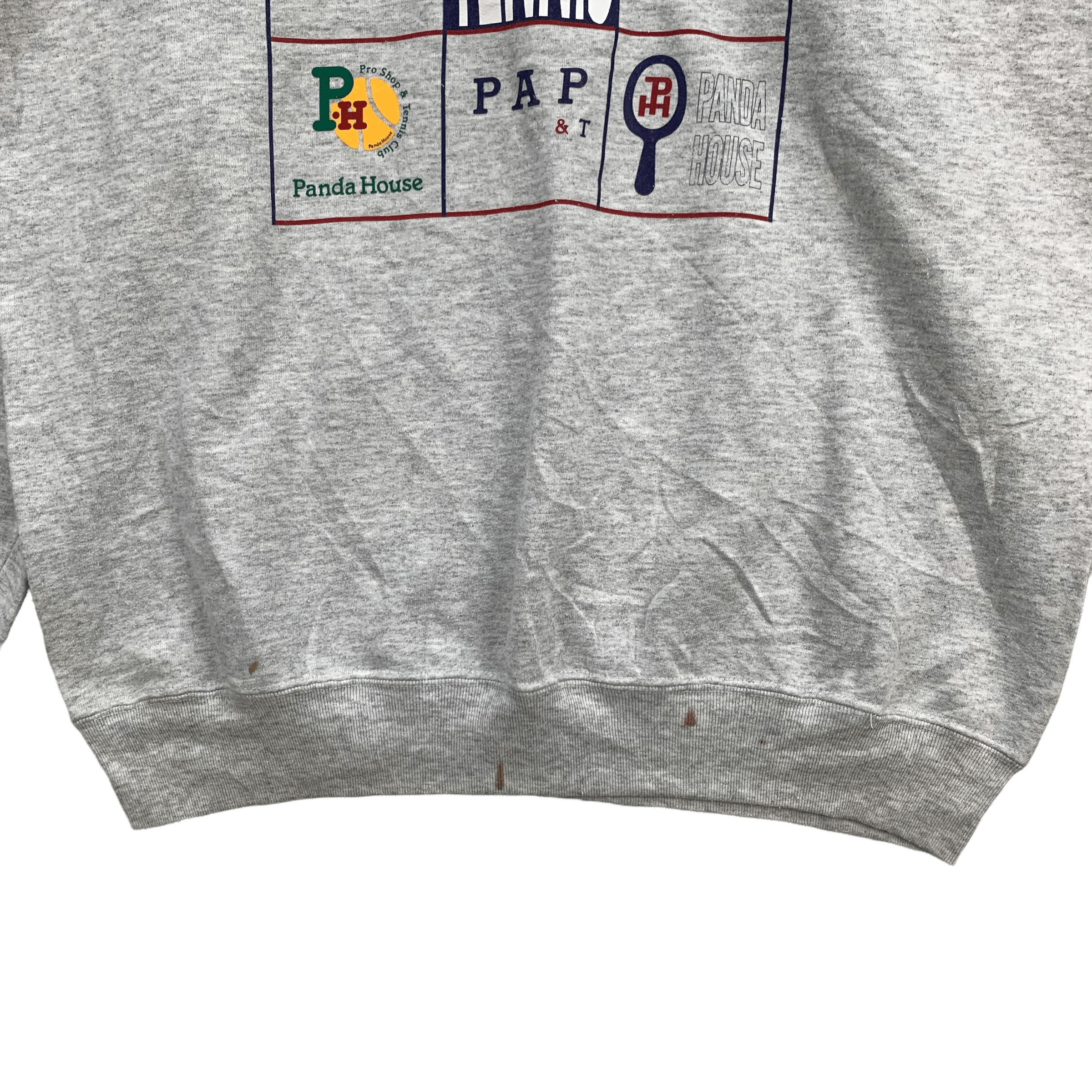 Vintage Panda House Pro Shop & Tennis Club Sweatshirts #3825-133 Size US L / EU 52-54 / 3 - 3 Thumbnail