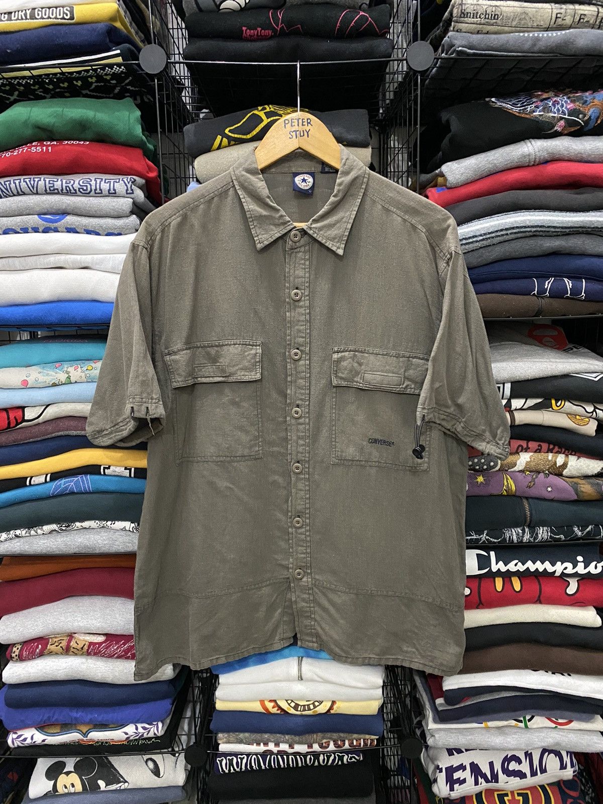 Converse × Vintage VINTAGE CONVERSE WORKER SHIRT Size US L / EU 52-54 / 3 - 1 Thumbnail