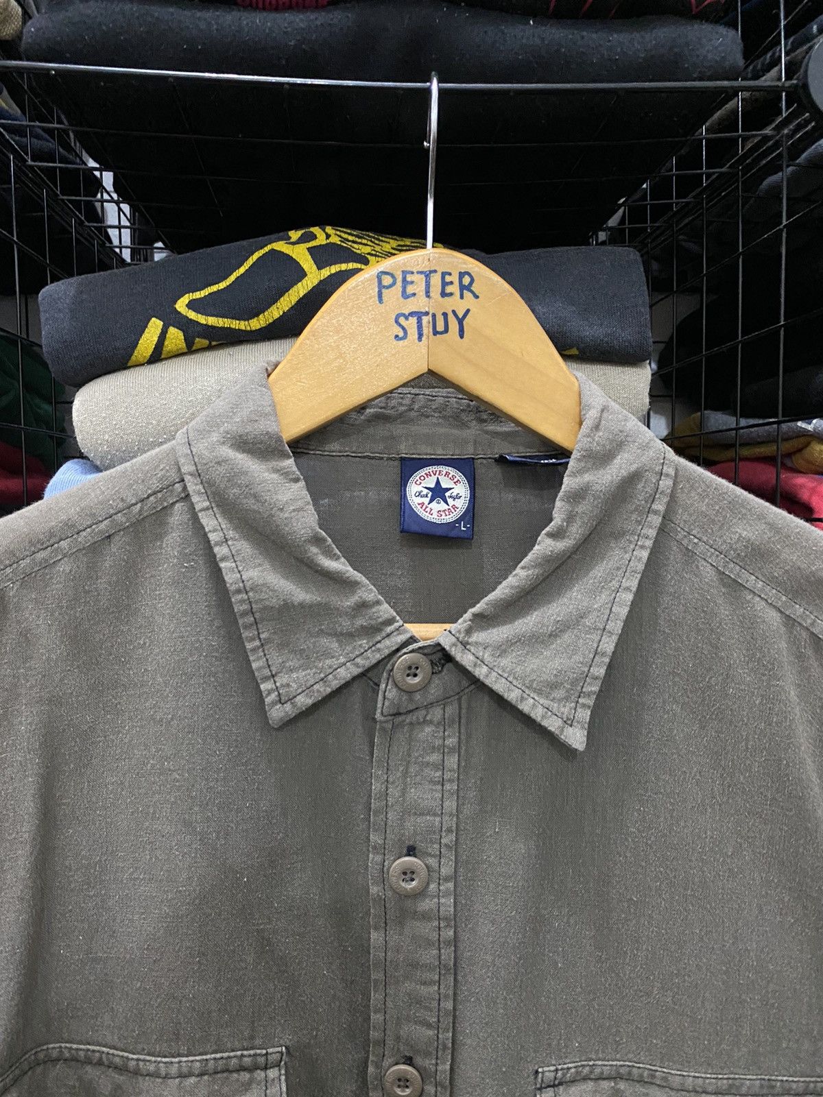 Converse × Vintage VINTAGE CONVERSE WORKER SHIRT Size US L / EU 52-54 / 3 - 4 Thumbnail