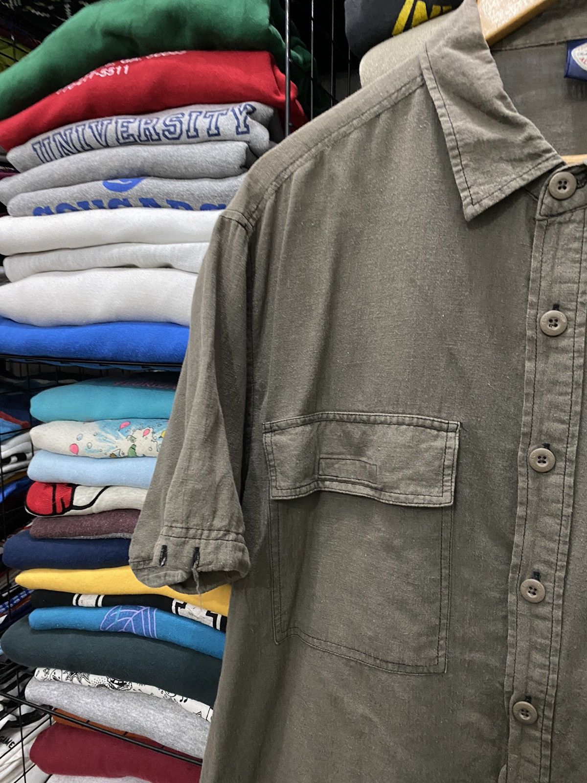 Converse × Vintage VINTAGE CONVERSE WORKER SHIRT Size US L / EU 52-54 / 3 - 3 Thumbnail