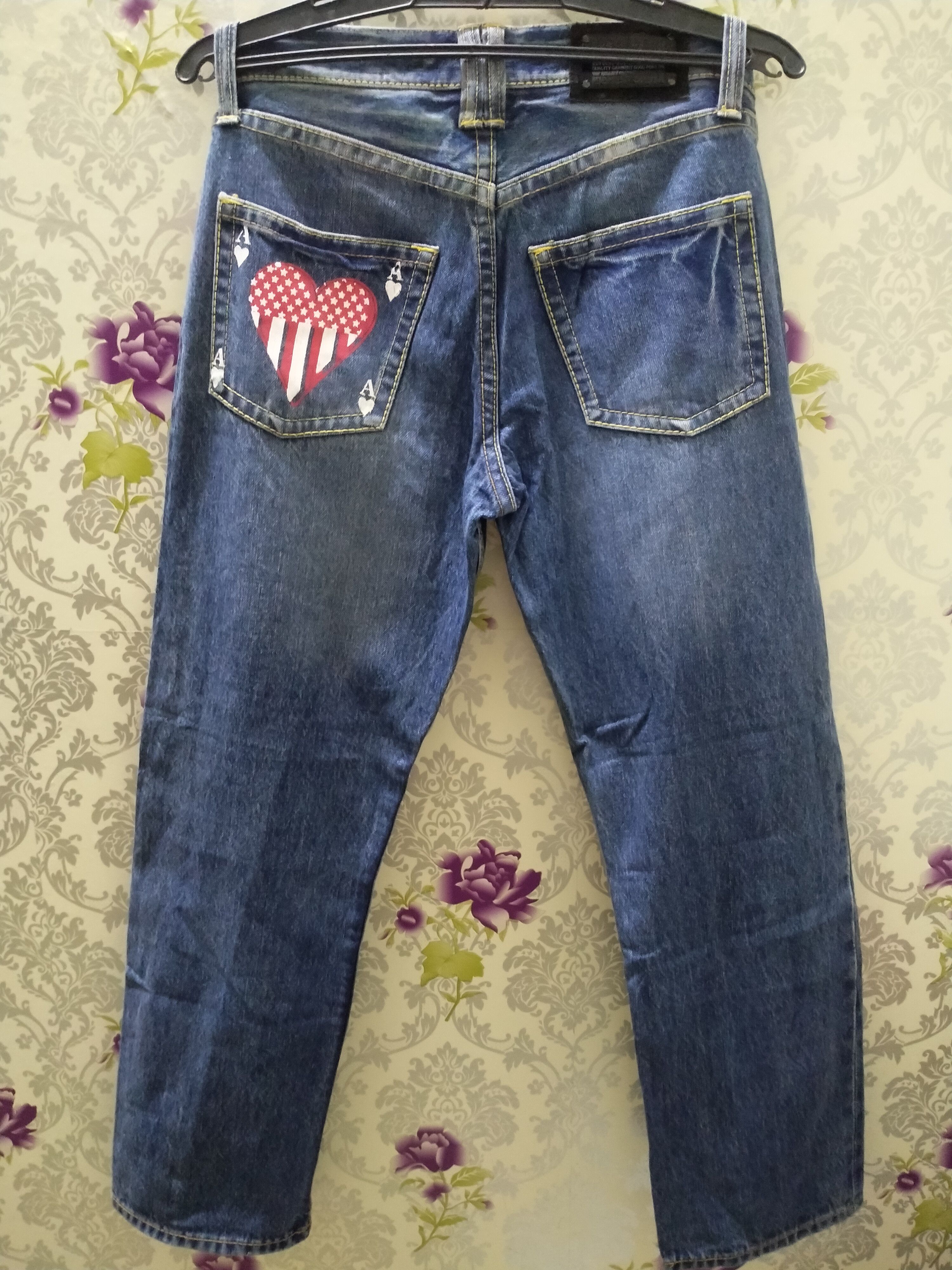 Japanese Brand CO & LU DENIM SELVEDGE/WELCOME PLAY GAME JEANS Size US 31 - 5 Thumbnail