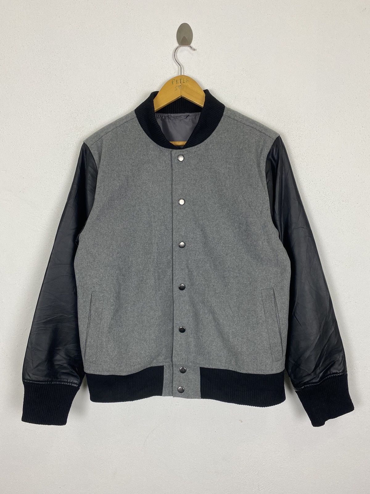 Japanese Brand ZIP FIVE VARSITY JACKET Size US M / EU 48-50 / 2 - 1 Thumbnail