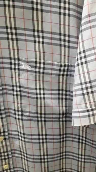 Burberry × Vintage BURBERRY SHIRT Size US L / EU 52-54 / 3 - 6 Thumbnail