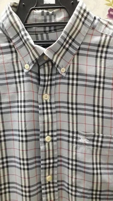 Burberry × Vintage BURBERRY SHIRT Size US L / EU 52-54 / 3 - 5 Thumbnail
