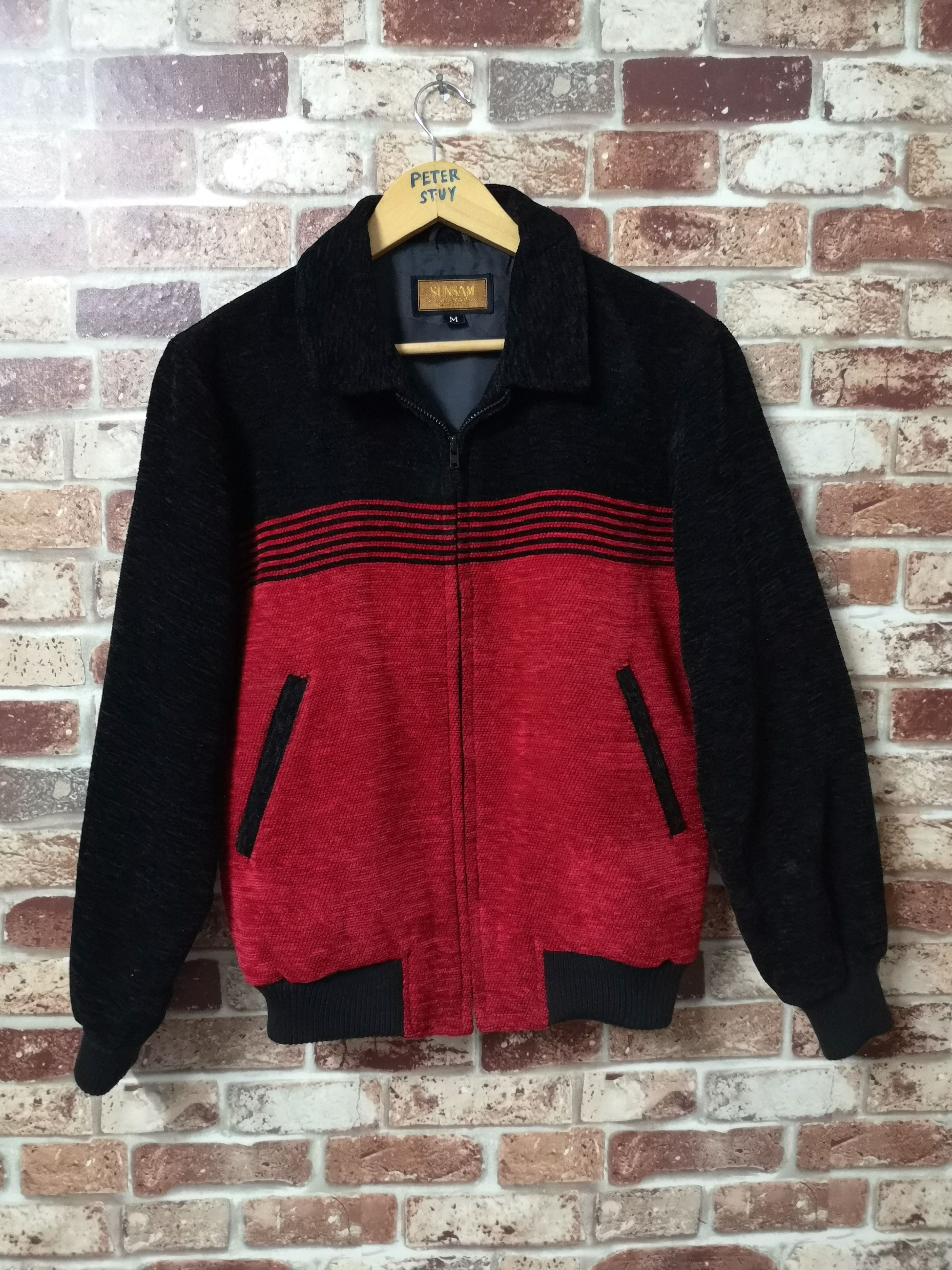Japanese Brand Nice Design Zipper Jacket by Sunsam Size US M / EU 48-50 / 2 - 1 Thumbnail