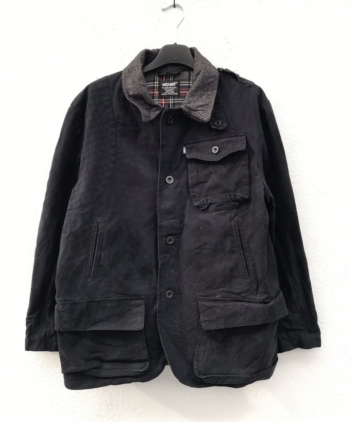 Japanese Brand Nitraid Tokyo Japan Cargo Pocket Jackets Size US XL / EU 56 / 4 - 1 Thumbnail