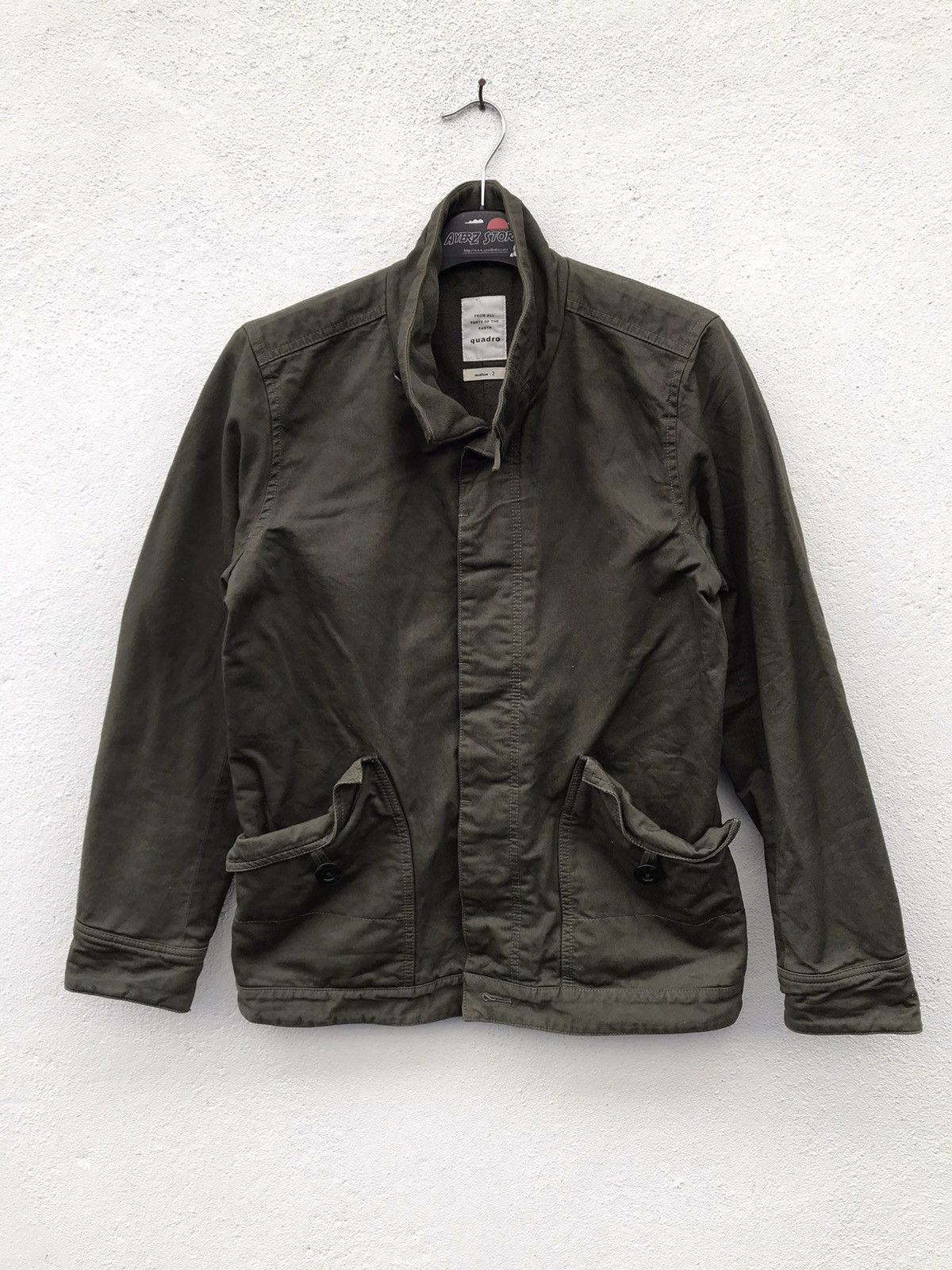 Japanese Brand Made in Japan Quadro Army Style Fashion Jackets Size US M / EU 48-50 / 2 - 1 Thumbnail