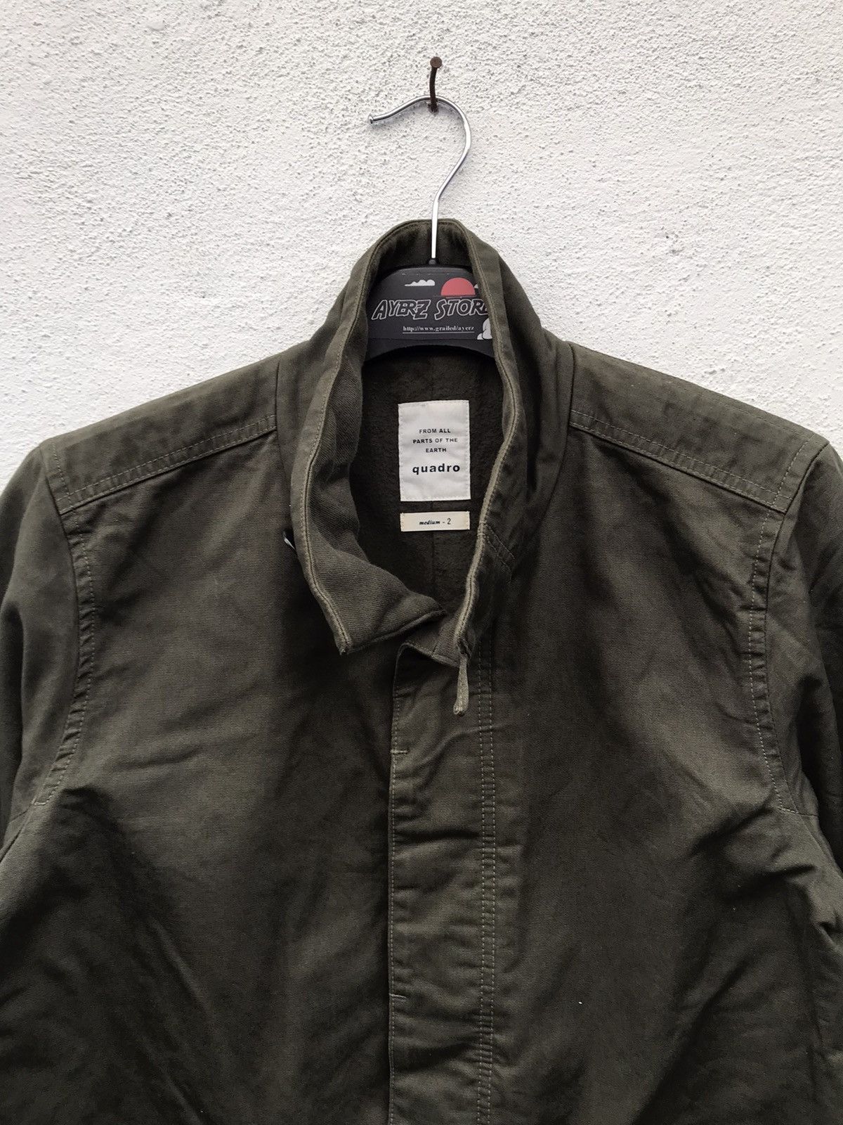 Japanese Brand Made in Japan Quadro Army Style Fashion Jackets Size US M / EU 48-50 / 2 - 2 Thumbnail