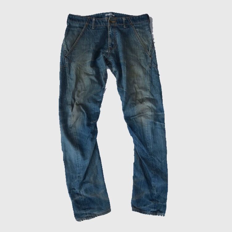 HARE HARE buckle jeans pant denim Size US 33 - 3 Thumbnail