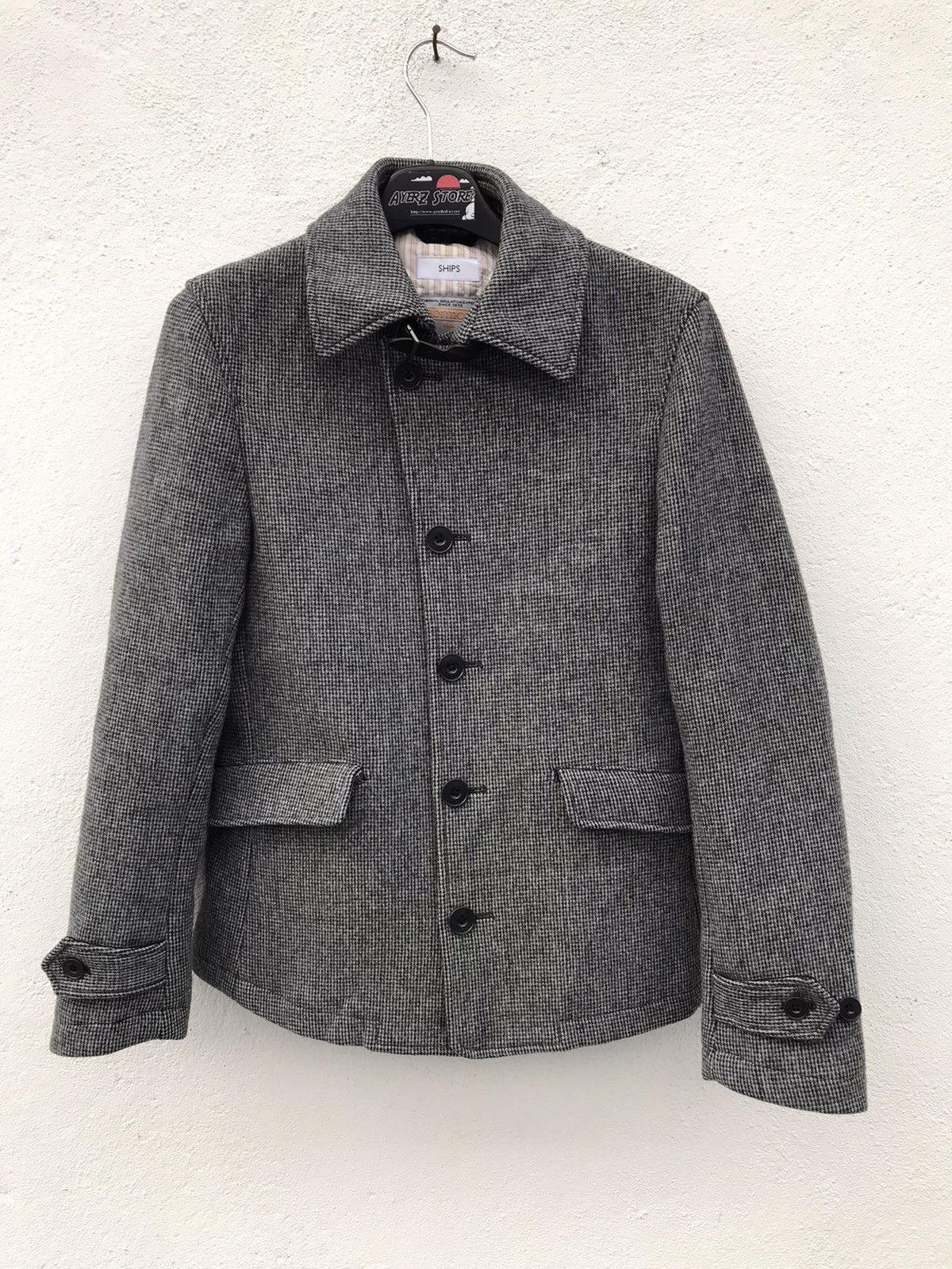 Japanese Brand Ships Thermo Wool Jackets Size US S / EU 44-46 / 1 - 1 Thumbnail