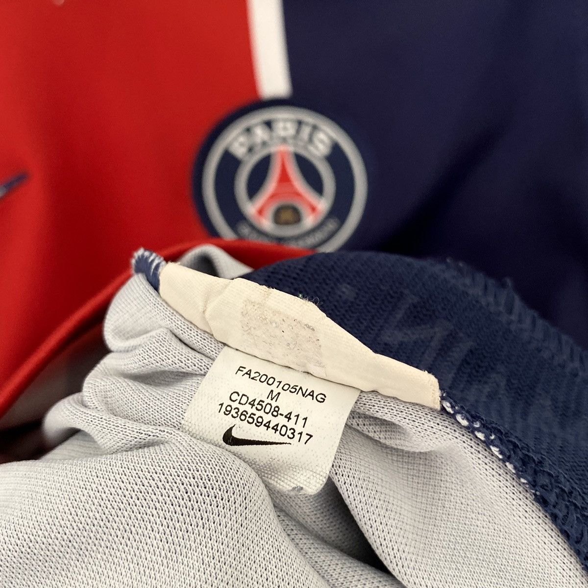 Jordan Brand × Nike 2021 PSG Paris Nike Jordan Soccer Jersey Size US XS / EU 42 / 0 - 5 Thumbnail