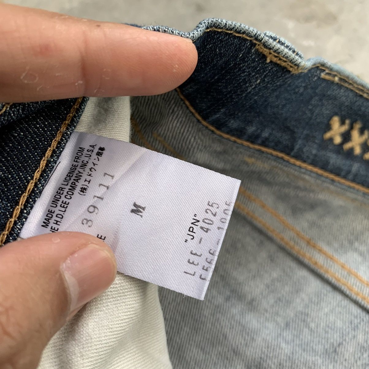 Lee MadeInJapan Lee Jeans Denim Pant Size US 34 / EU 50 - 7 Thumbnail