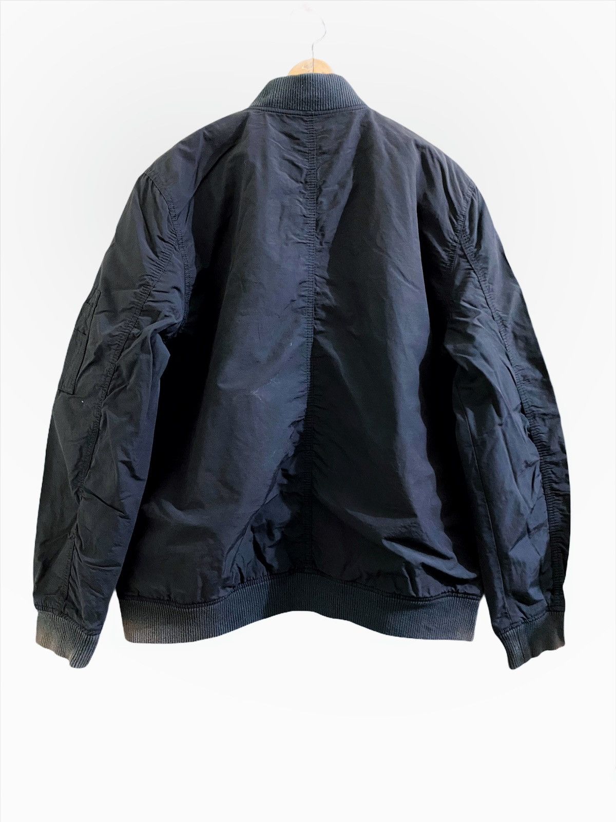 Japanese Brand Vintage Distressed Sun Faded GAP Bomber Jacket Size US L / EU 52-54 / 3 - 2 Thumbnail