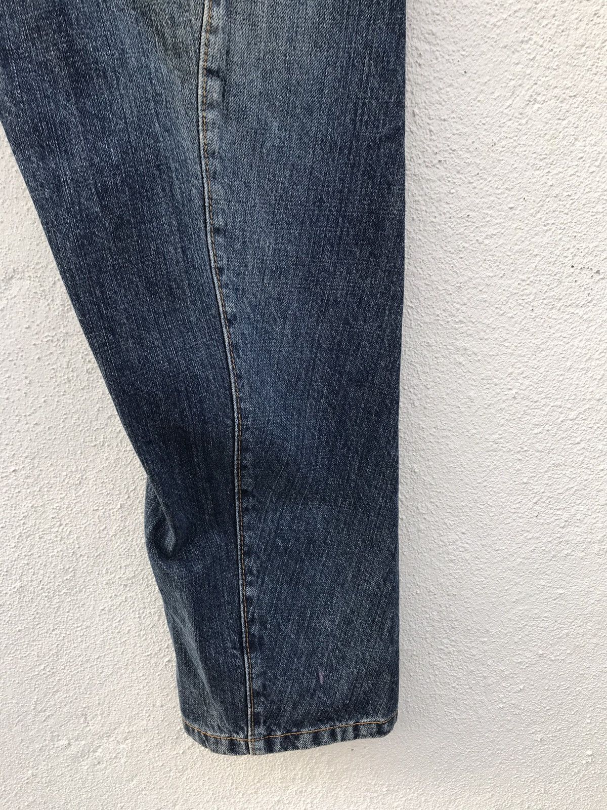 If Six Was Nine × Japanese Brand Bit Blue Paint Splatted Jeans Size US 32 / EU 48 - 5 Thumbnail