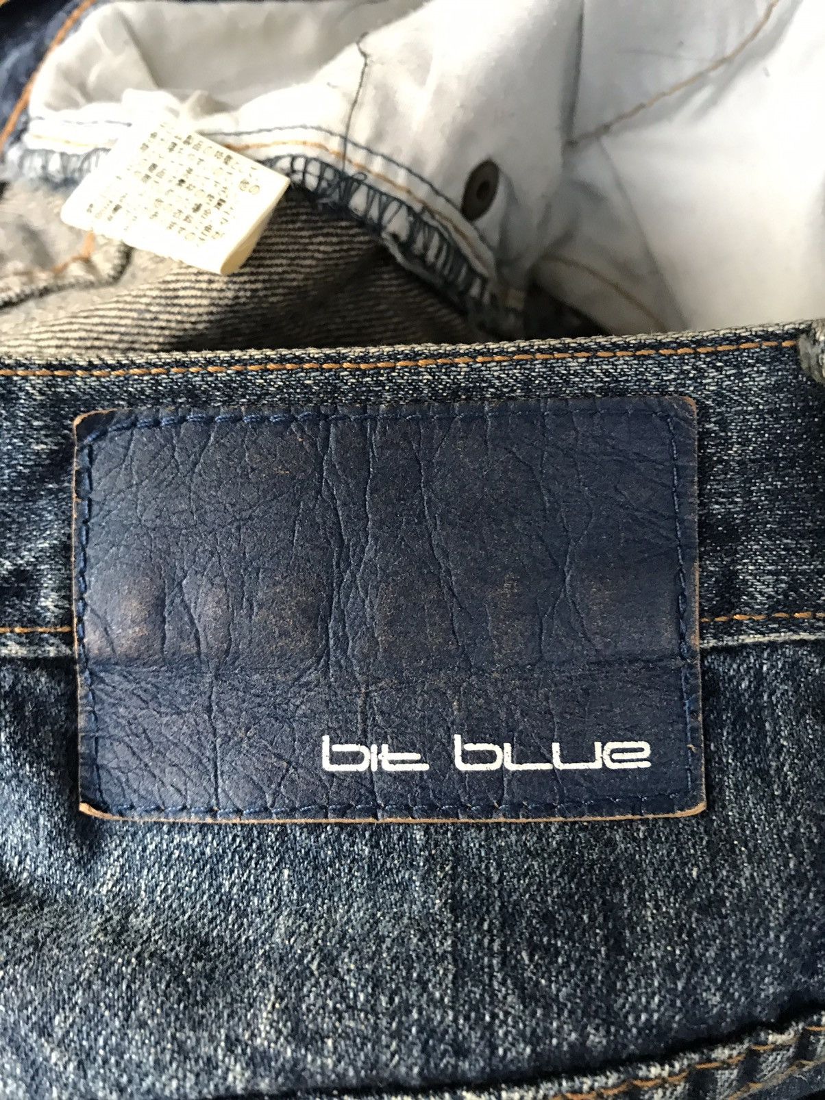 If Six Was Nine × Japanese Brand Bit Blue Paint Splatted Jeans Size US 32 / EU 48 - 13 Thumbnail