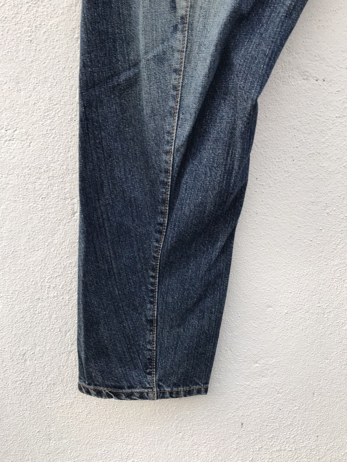 If Six Was Nine × Japanese Brand Bit Blue Paint Splatted Jeans Size US 32 / EU 48 - 4 Thumbnail