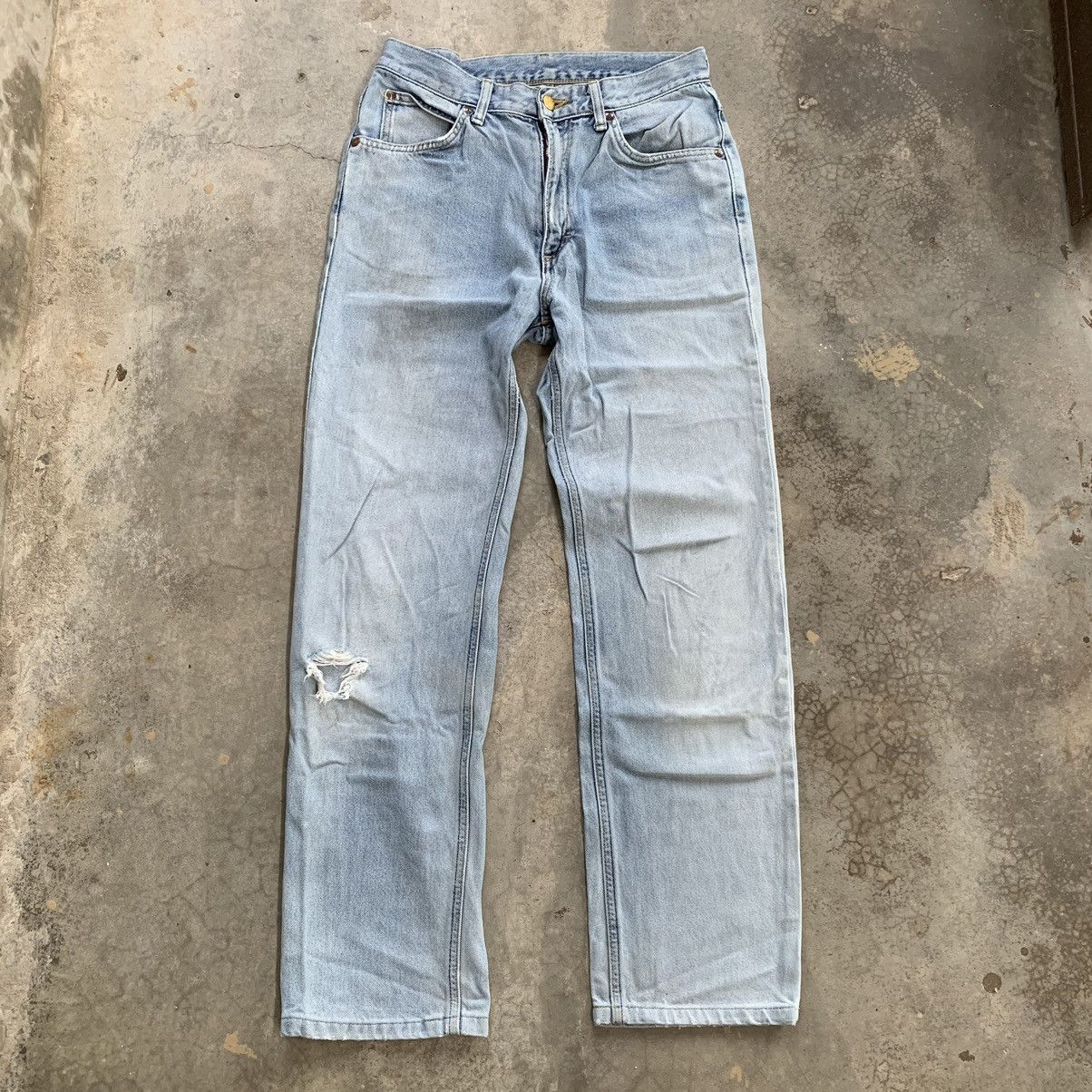 Japanese Brand Made in Japan Lee Distressed Jeans denim Pant Size US 30 / EU 46 - 1 Thumbnail