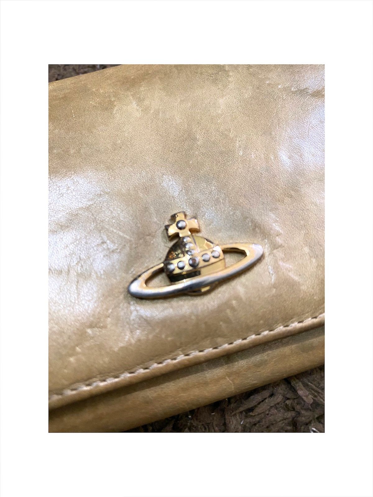 Vivienne Westwood 🔥 Vivienne Westwood Squiggle Leather Orb Long Wallet Size ONE SIZE - 9 Thumbnail