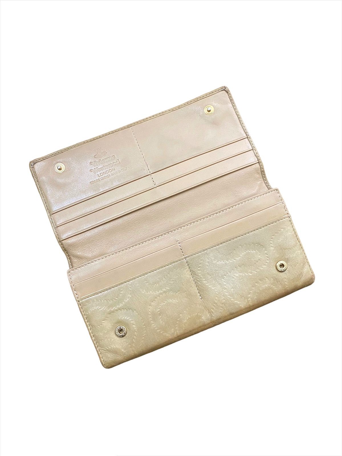 Vivienne Westwood 🔥 Vivienne Westwood Squiggle Leather Orb Long Wallet Size ONE SIZE - 5 Thumbnail