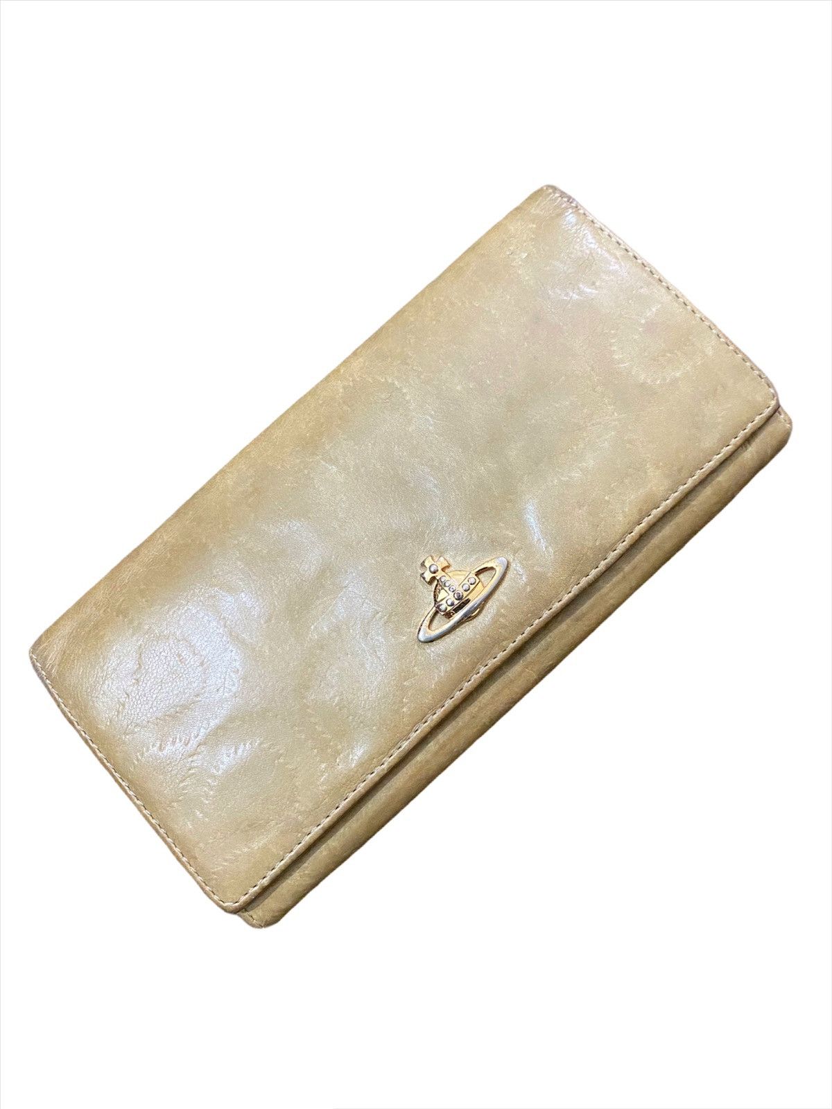 Vivienne Westwood 🔥 Vivienne Westwood Squiggle Leather Orb Long Wallet Size ONE SIZE - 2 Thumbnail