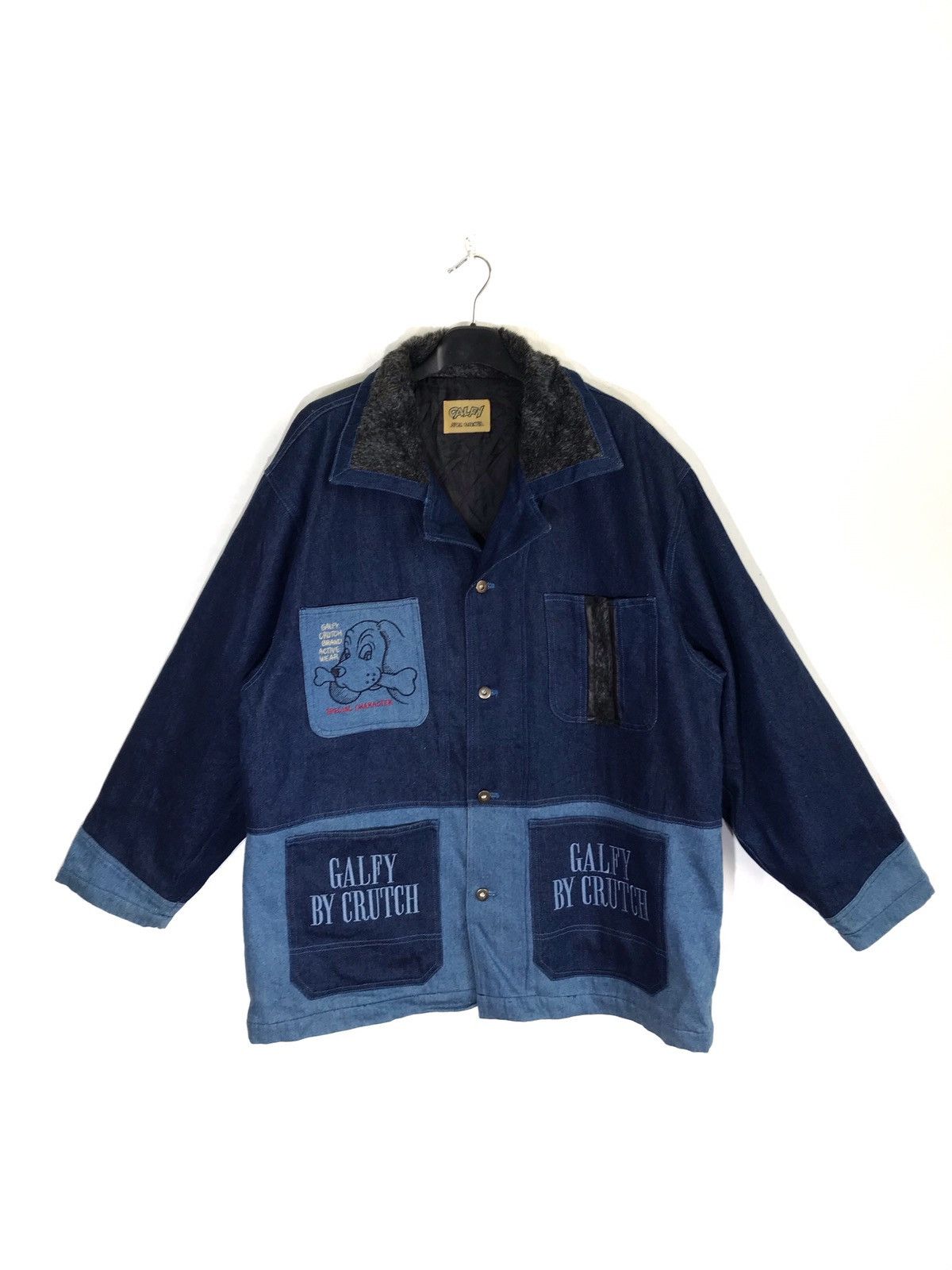 Cartoon Network × Japanese Brand Japanese Brand Galfy By Crutch Light Denim Work Jackets Size US L / EU 52-54 / 3 - 2 Thumbnail