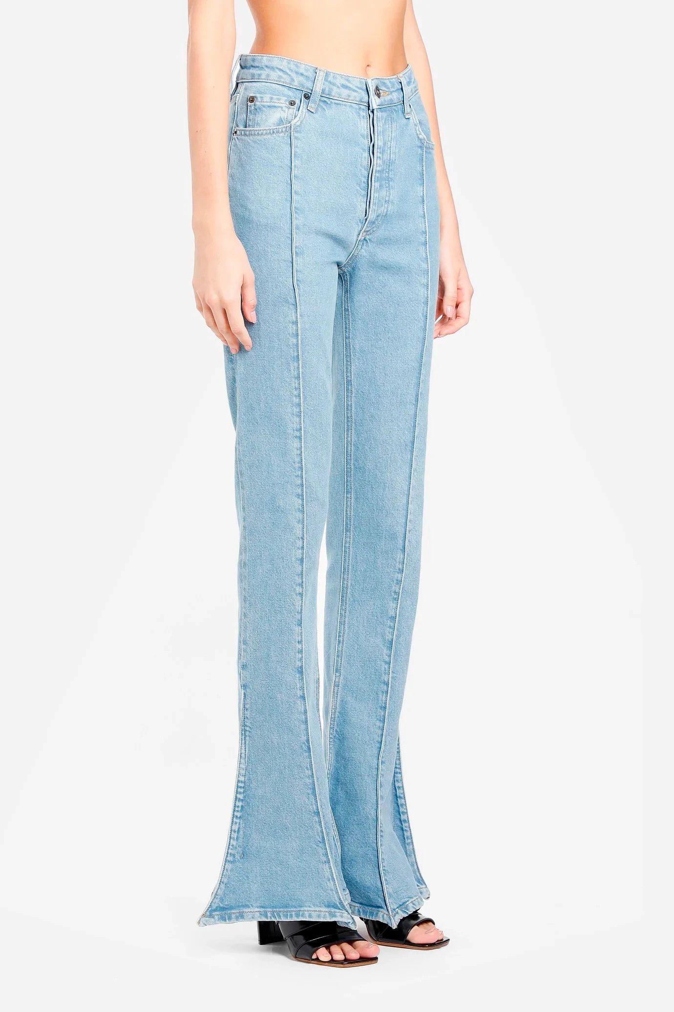 Y/Project Five Pocket Flared Trumpet Jean Size 36" / US 14 / IT 50 - 4 Thumbnail